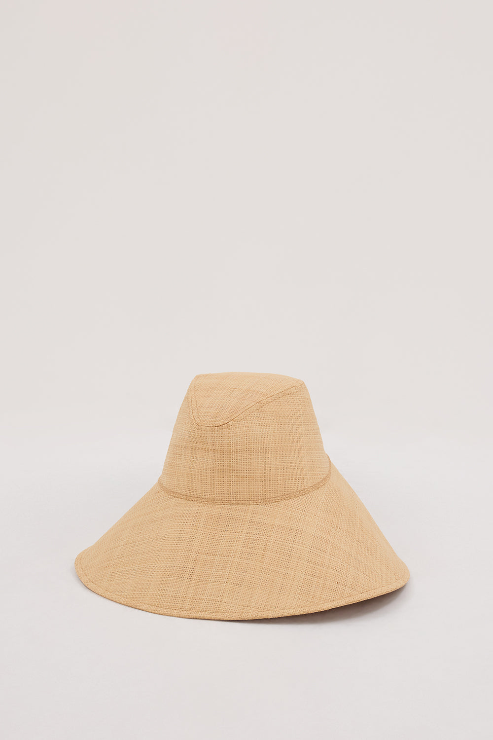 Lack Of Color Woven Straw Hat - Natural Tan 57 CM (M) Lack of Color Boater Hat Womens Natural Straw Black Ribbon  main image 4