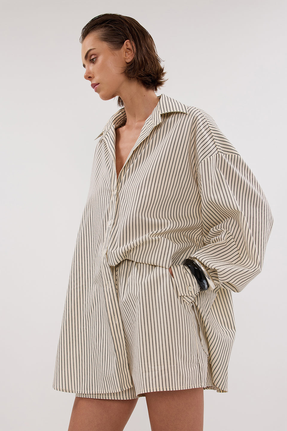 PALMA CREAM SILK BLEND SHORT