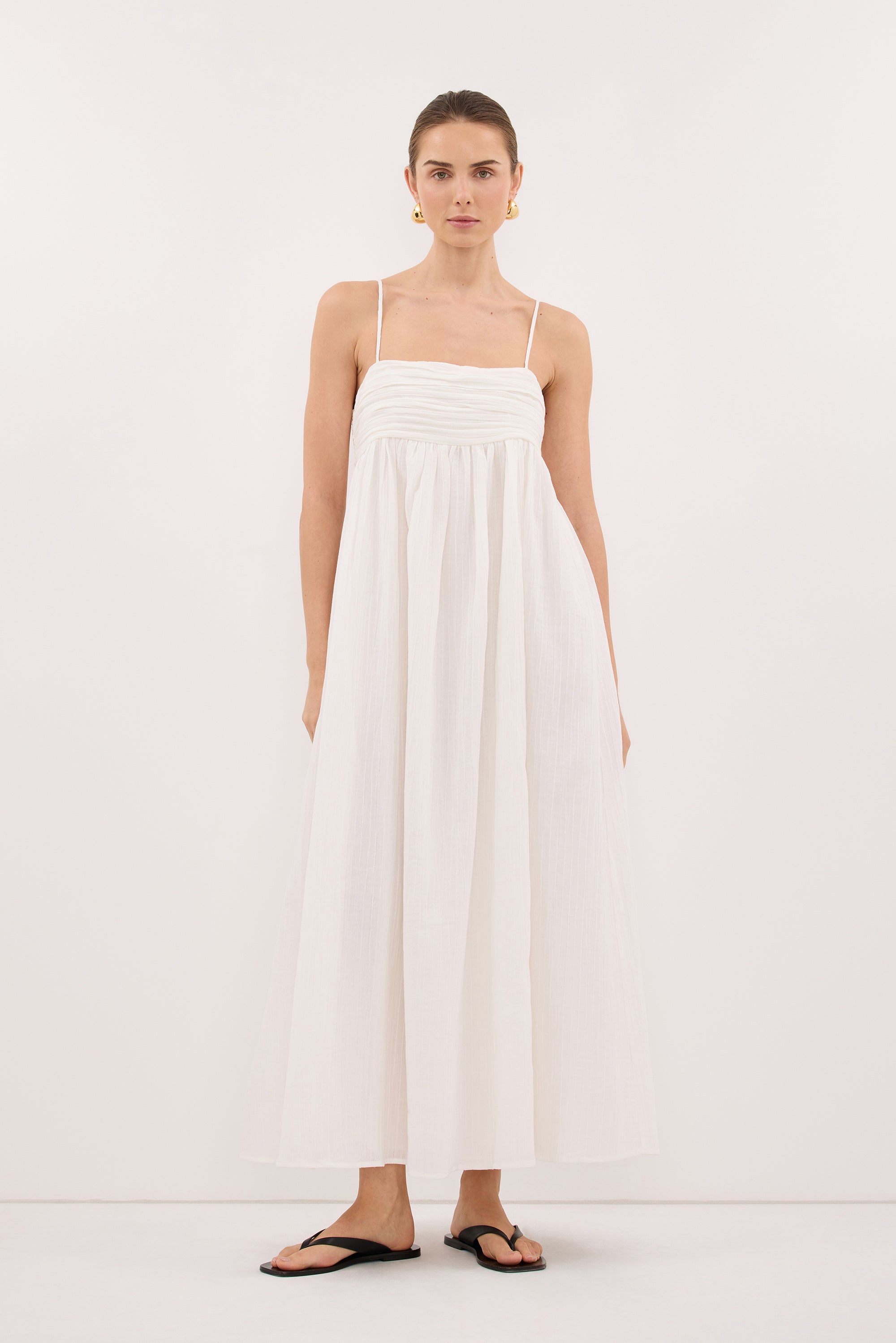 CASEY IVORY CRINKLE RAMIE DRESS DISSH CASEY IVORY CRINKLE RAMIE DRESS DISSH