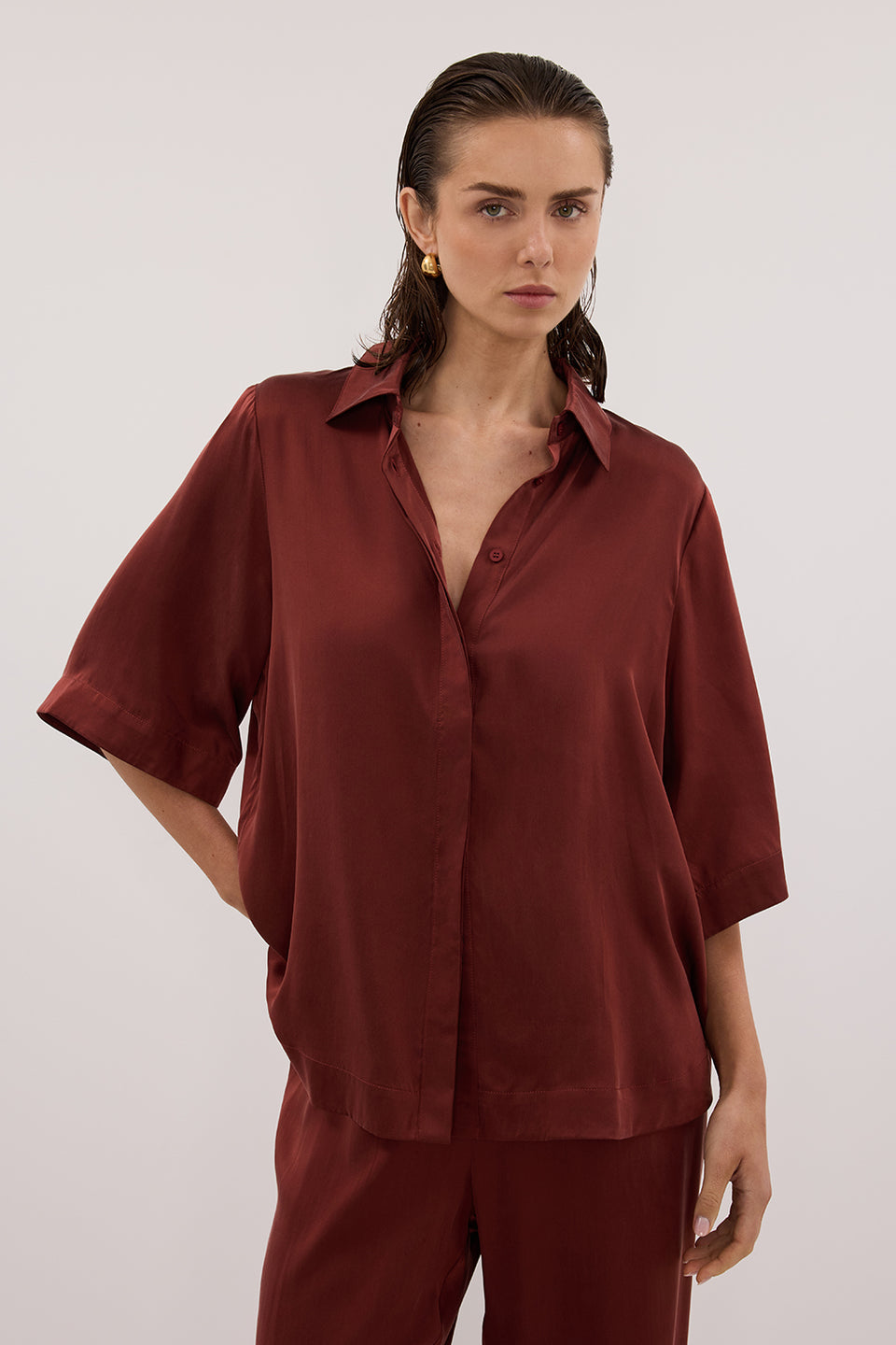 PERCY SAHARA SILK SHIRT