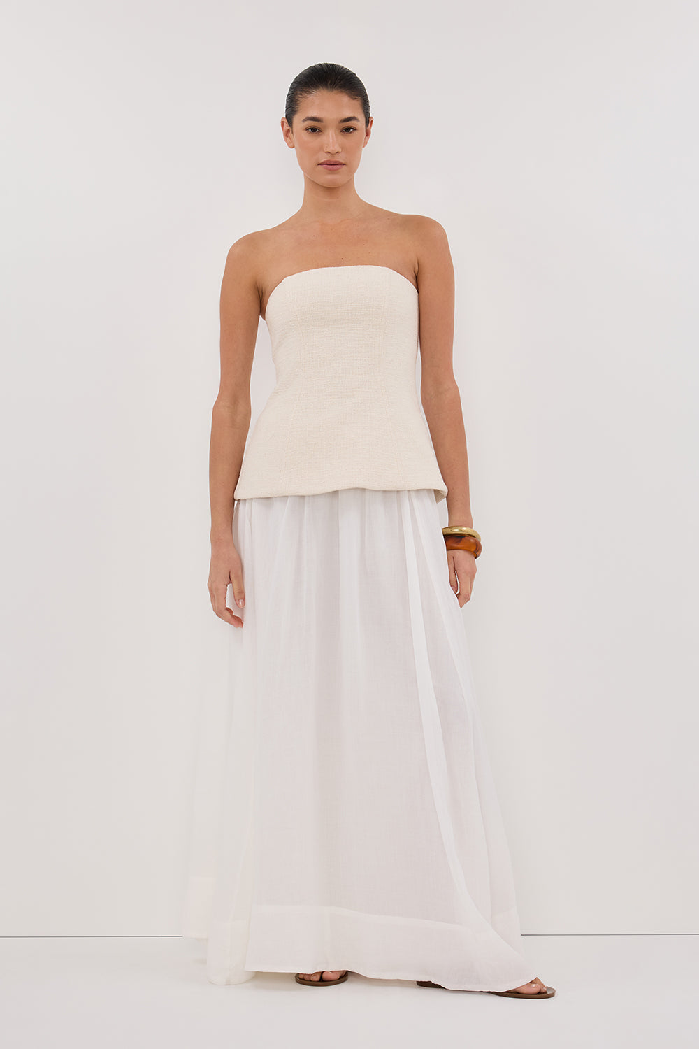 NIA NATURAL STRAPLESS TOP DISSH NIA NATURAL STRAPLESS TOP DISSH