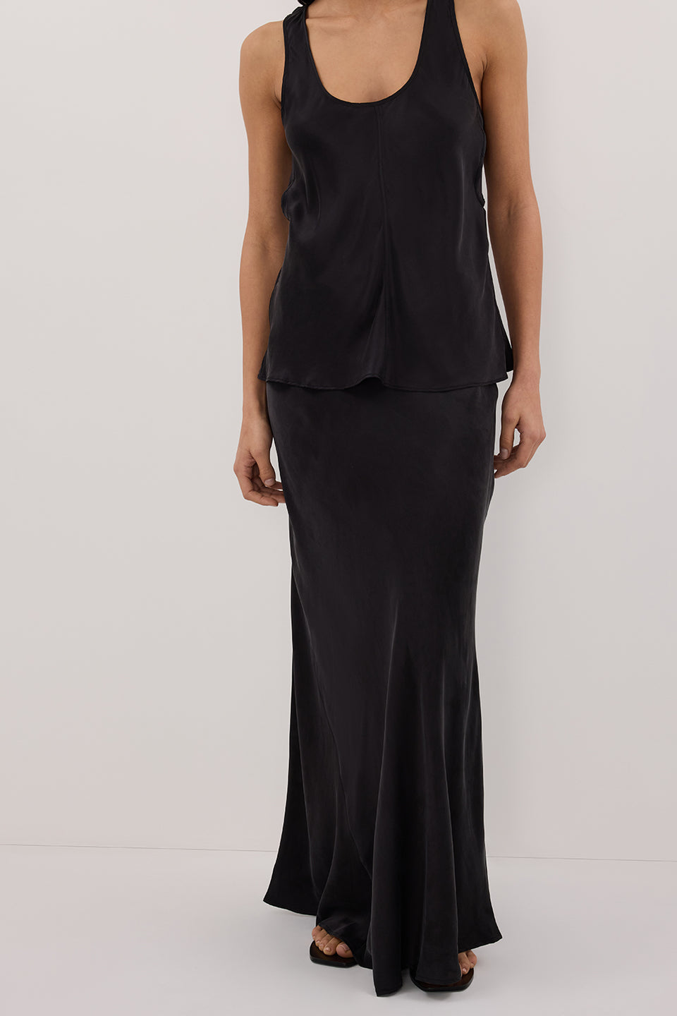 COLETTE BLACK SILK SKIRT