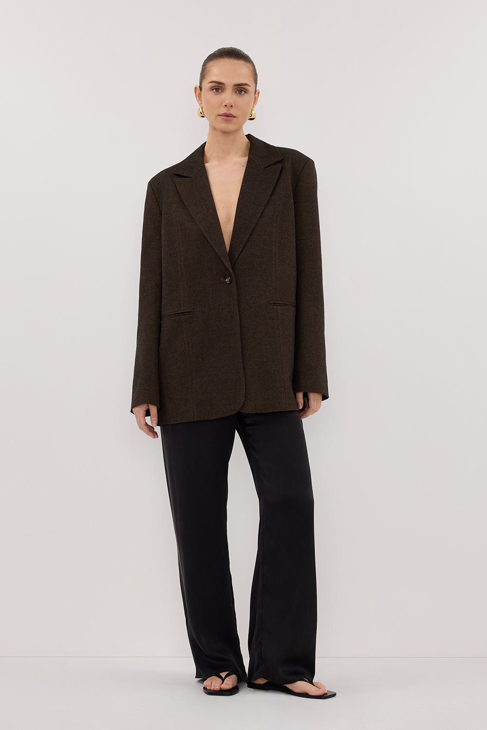 CHARLIE CHOC WOOL BLEND BLAZER DISSH CHARLIE CHOC WOOL BLEND BLAZER DISSH