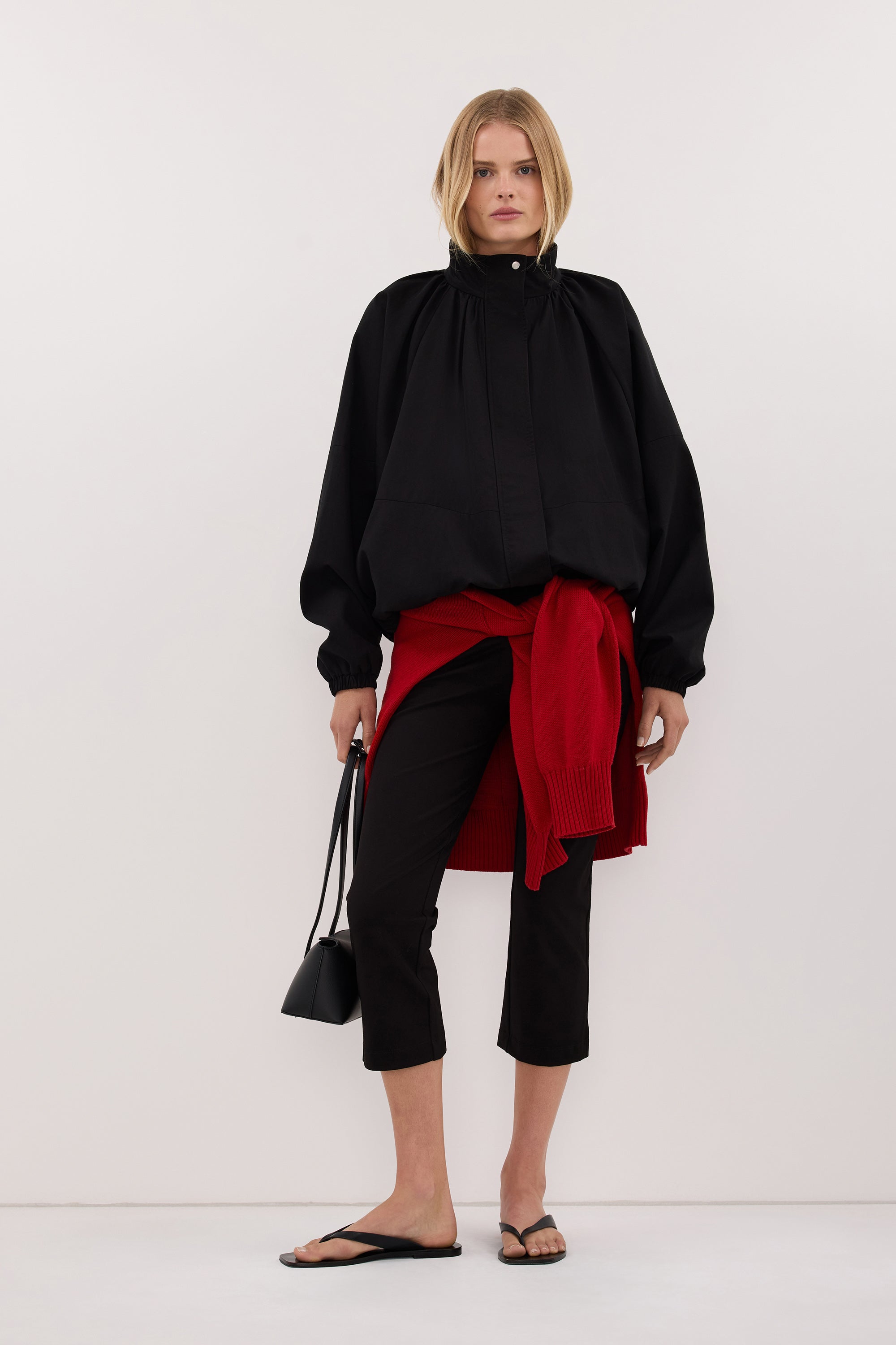 OAKLEE BLACK BATWING LIGHT JACKET – DISSH