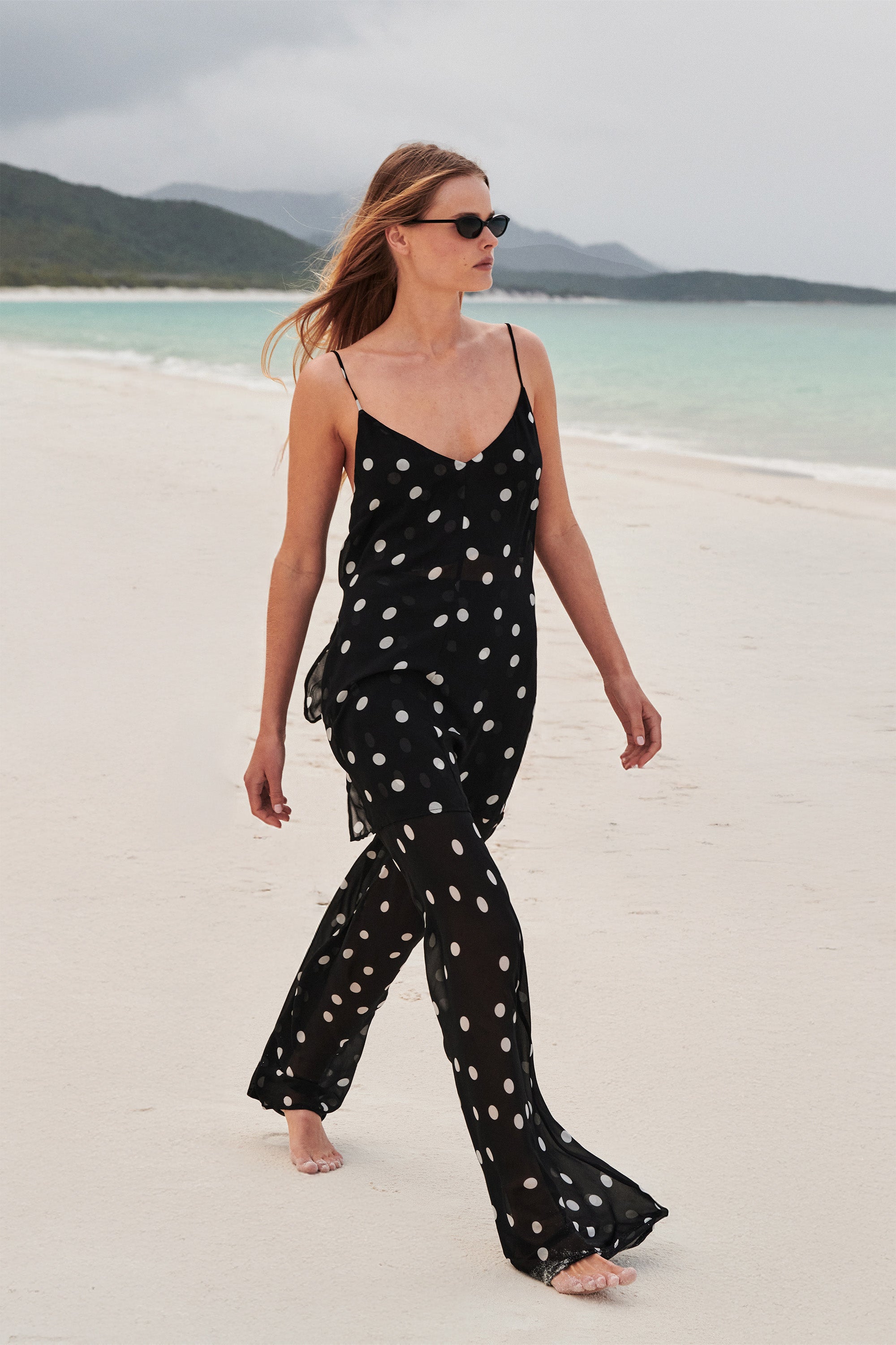CECILE BLACK SPOT CAMI – DISSH