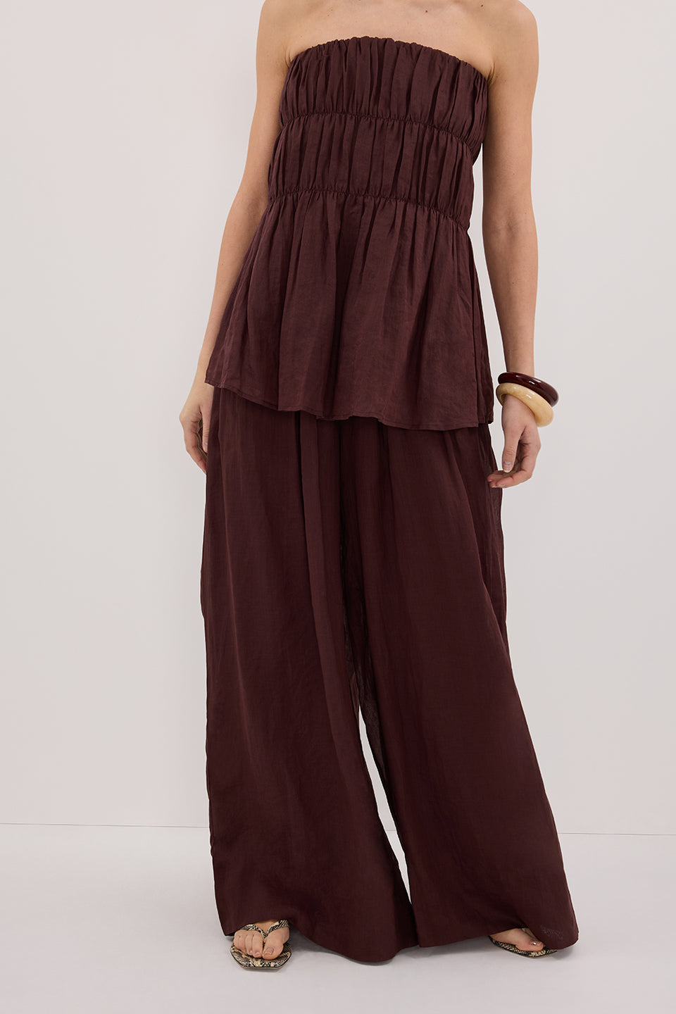 CARMEL WALNUT RAMIE PANT