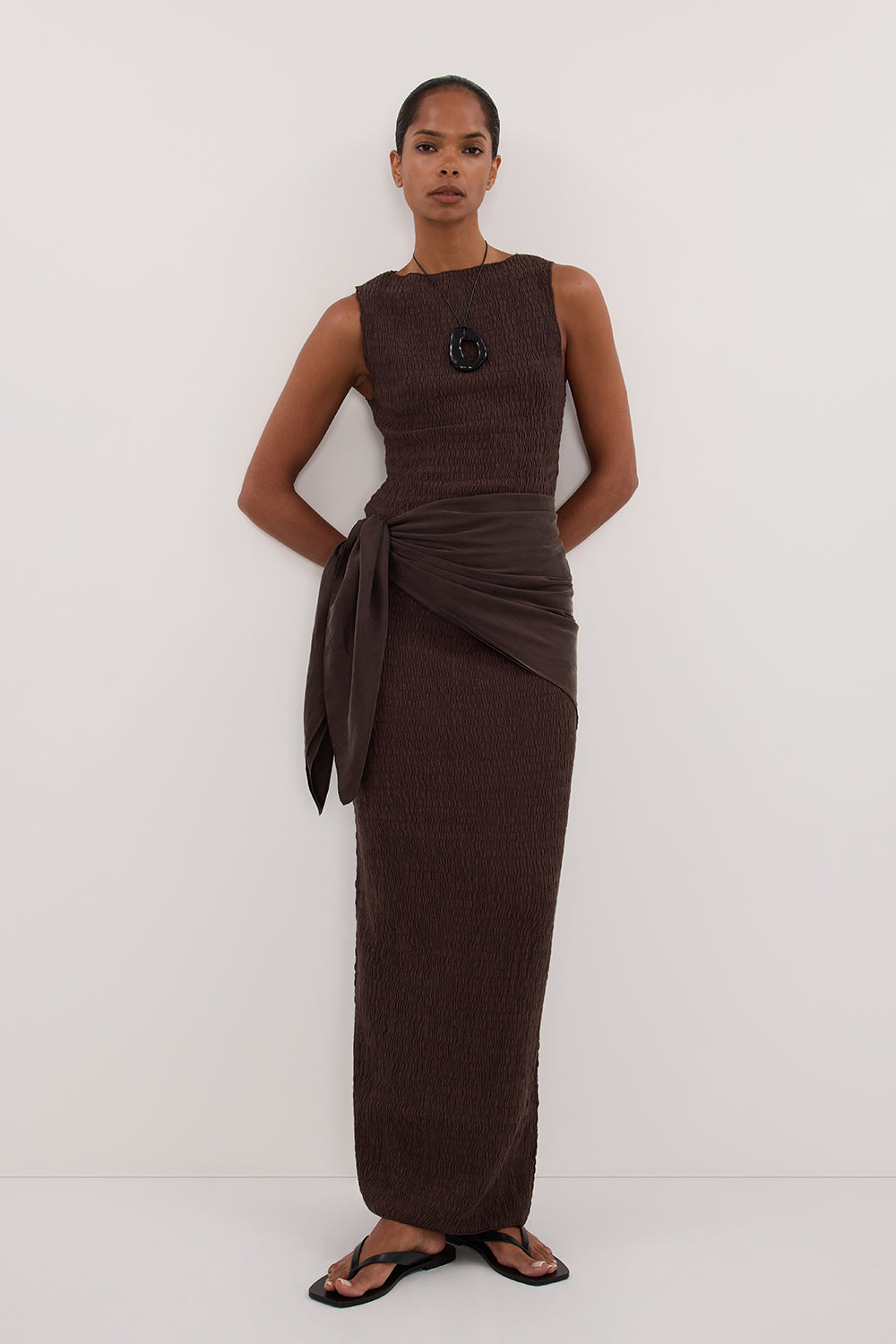 MELISSA CHOCOLATE MIDI SKIRT MELISSA CHOCOLATE MIDI SKIRT