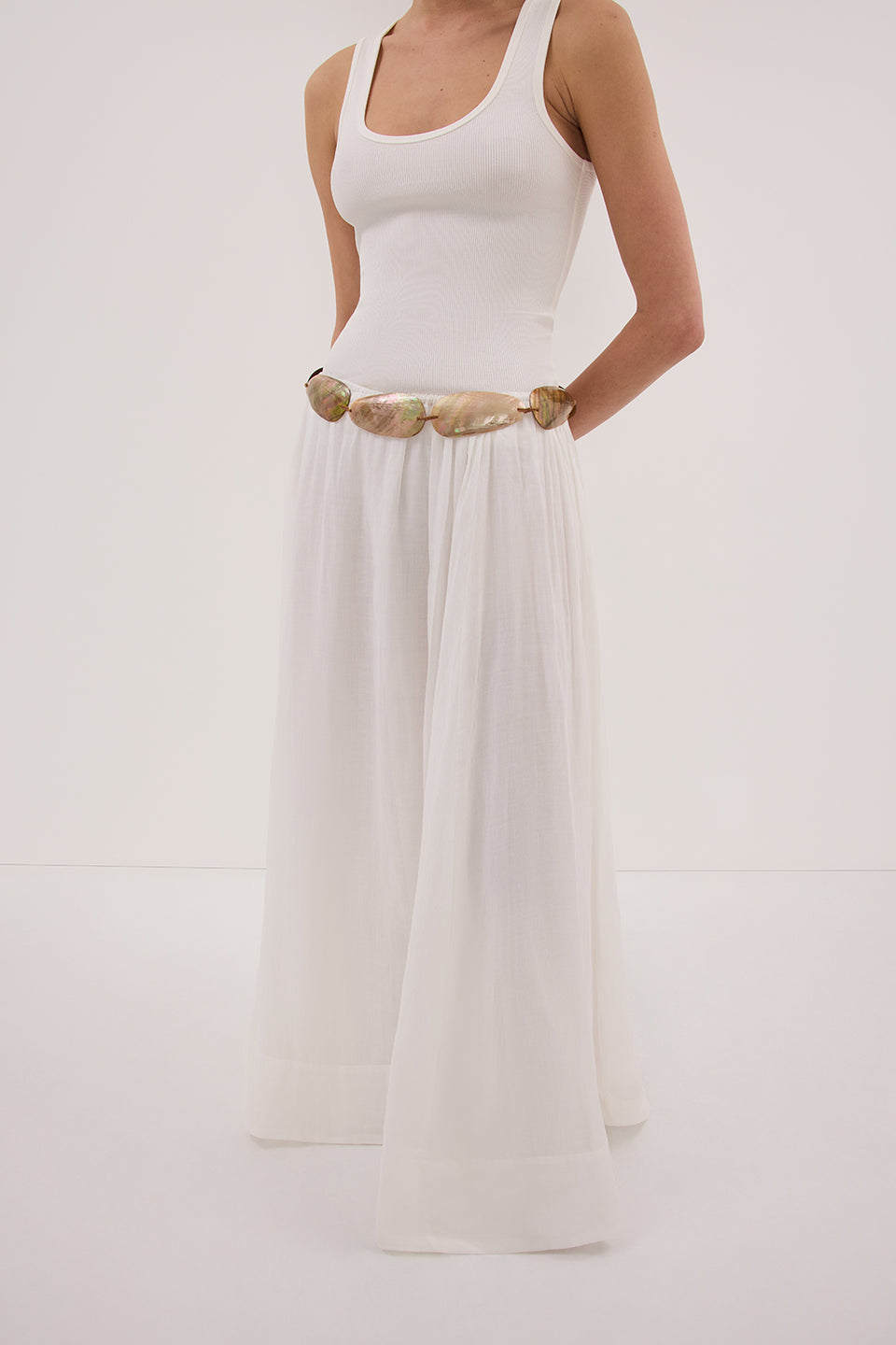 BALI TAILOR LA PAREO IVORY BELT 001