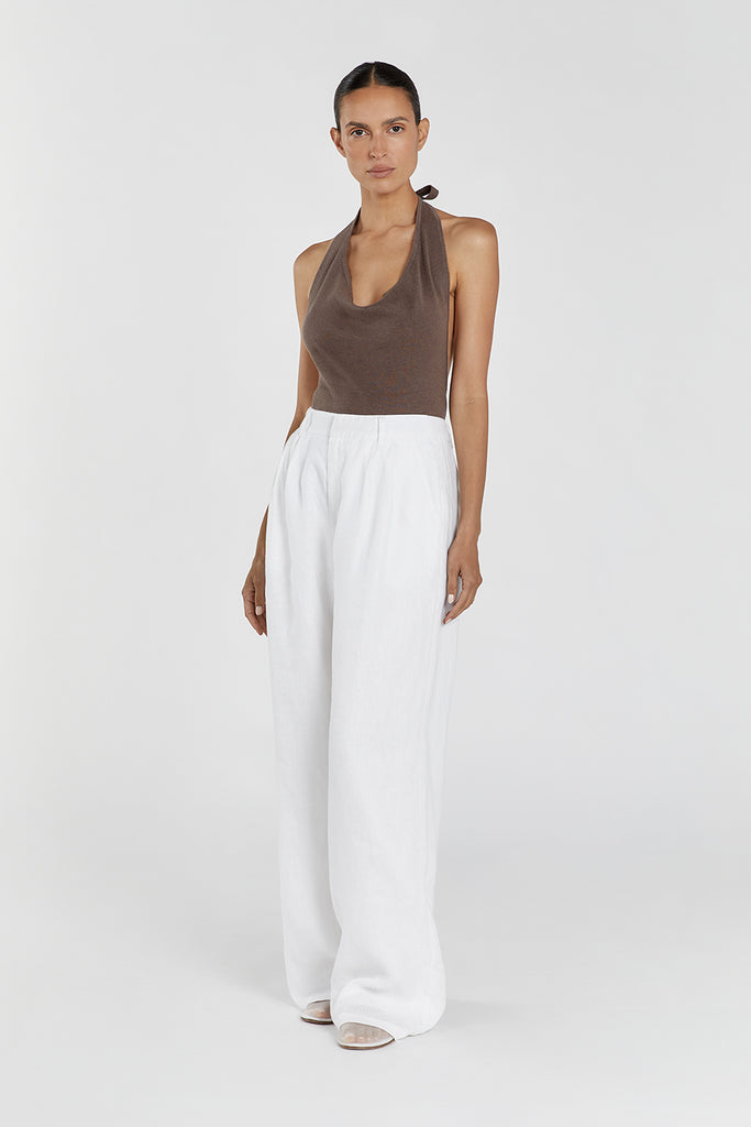 Jenna Cowl Neck Halter Top