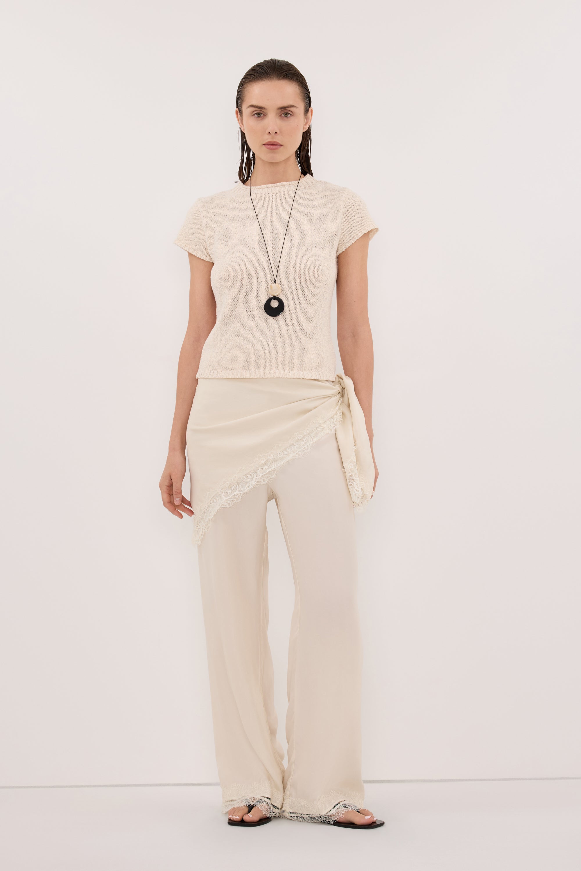 LEO SANDSTONE KNIT TOP – DISSH