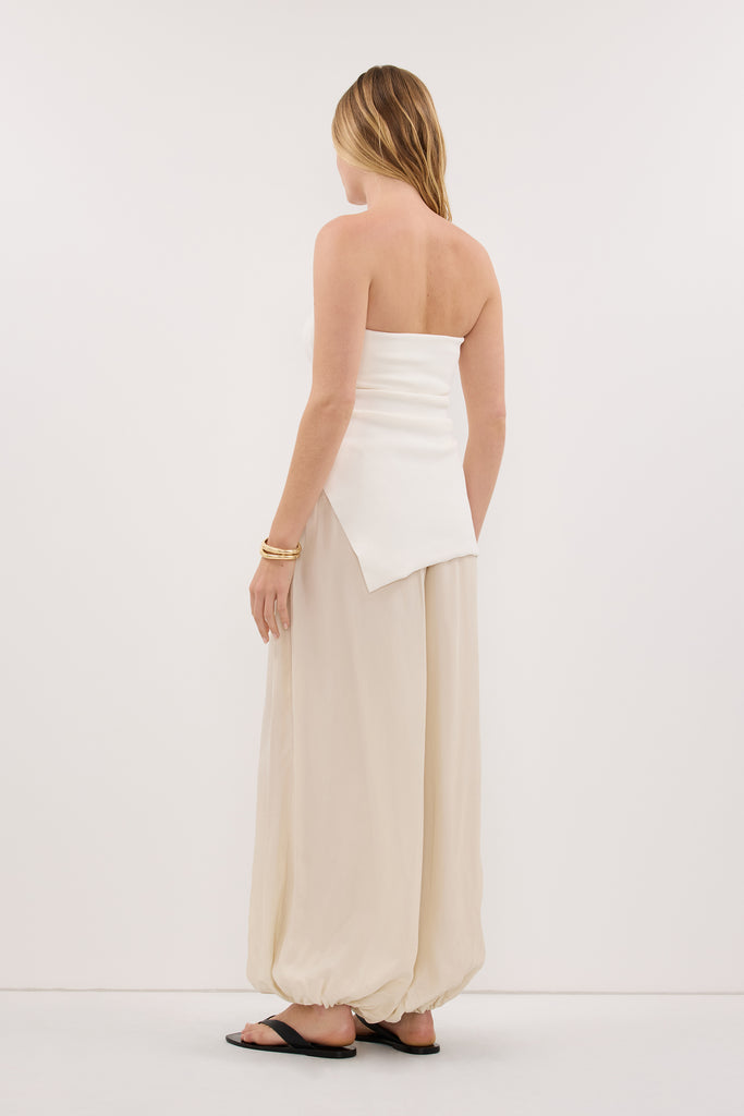 Bcfaye Lurex Top Off White