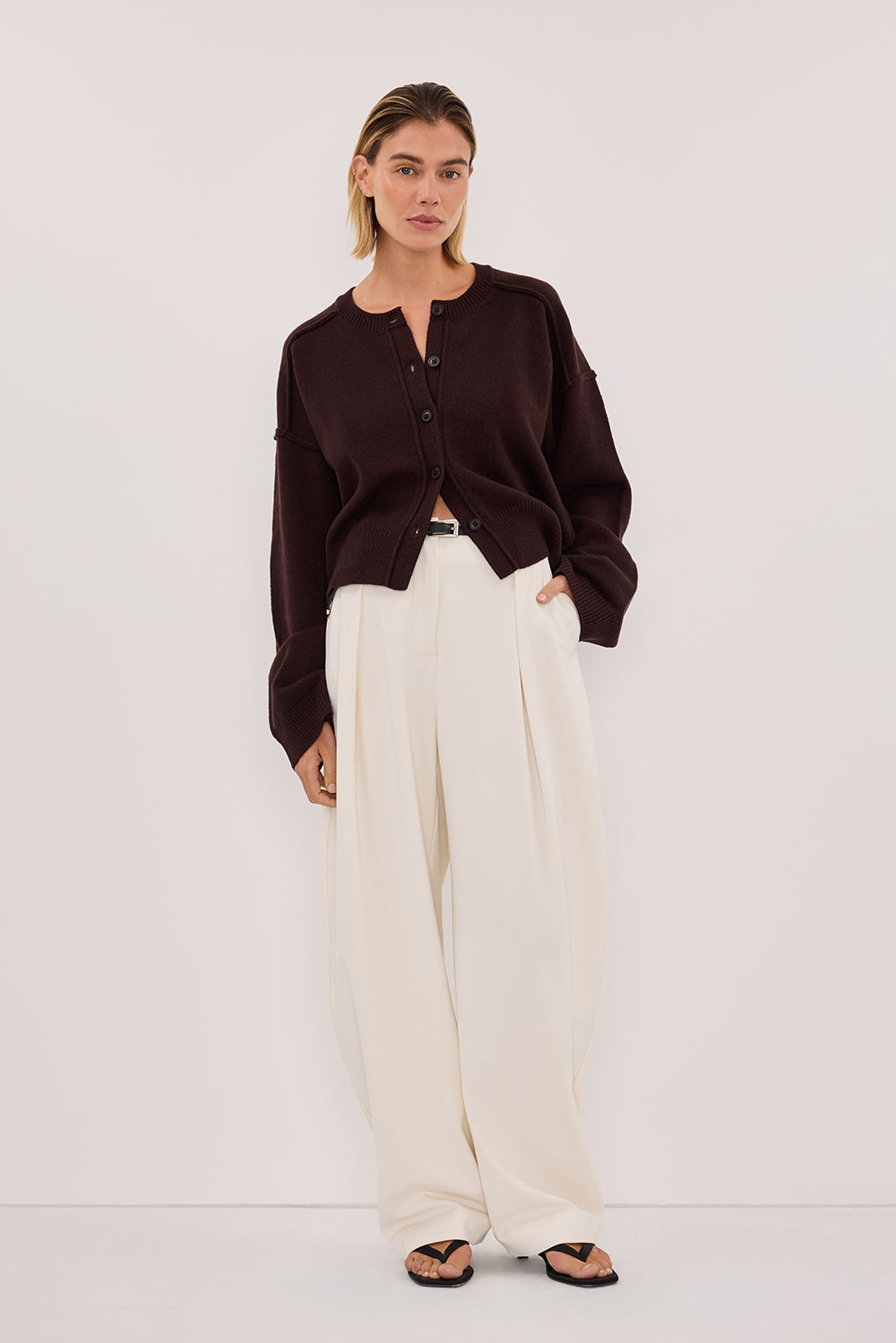 トップス melt the lady basic shaggy cardigan The Cozy Alpaca Cardigan – zestt llc