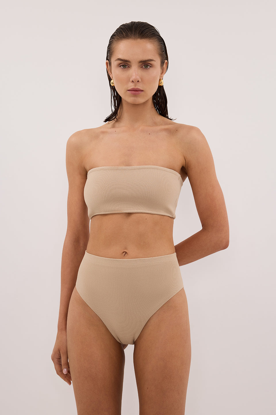 BASE BEIGE HIGH WAIST BRIEF