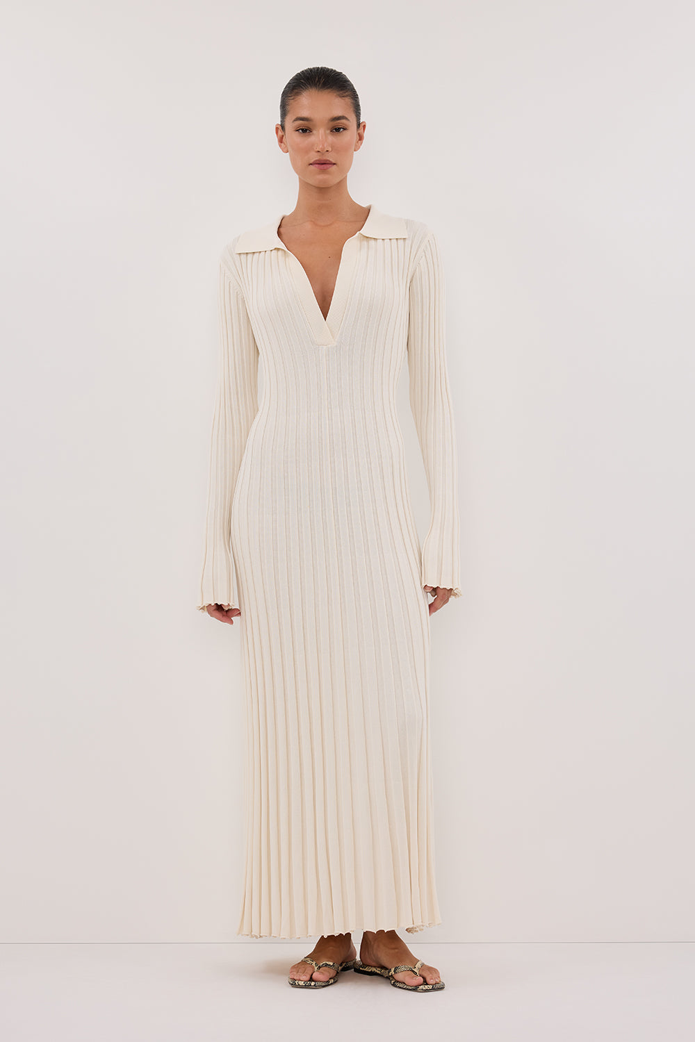 HAL PLASTER LONG SLEEVE MIDI DRESS HAL PLASTER LONG SLEEVE MIDI DRESS