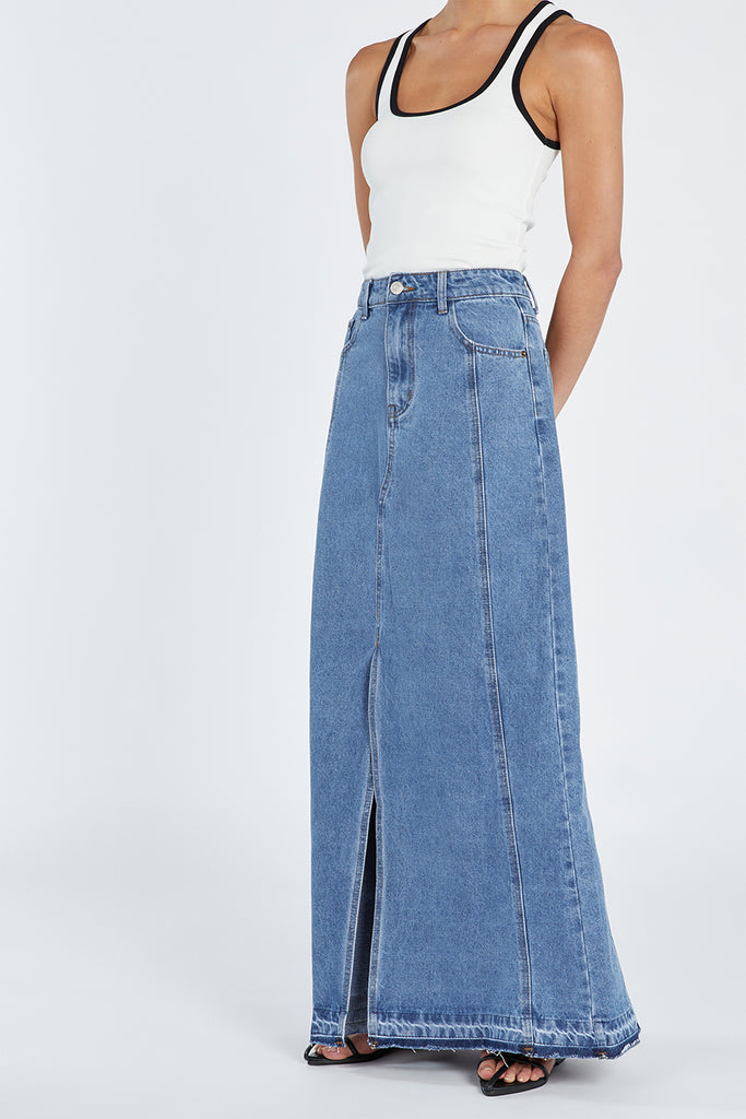 Calvin Klein Maxi Skirt - Denim