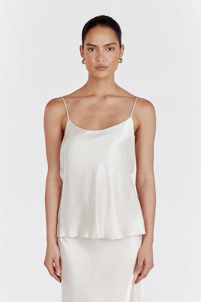 MYA CREAM SATIN CAMI