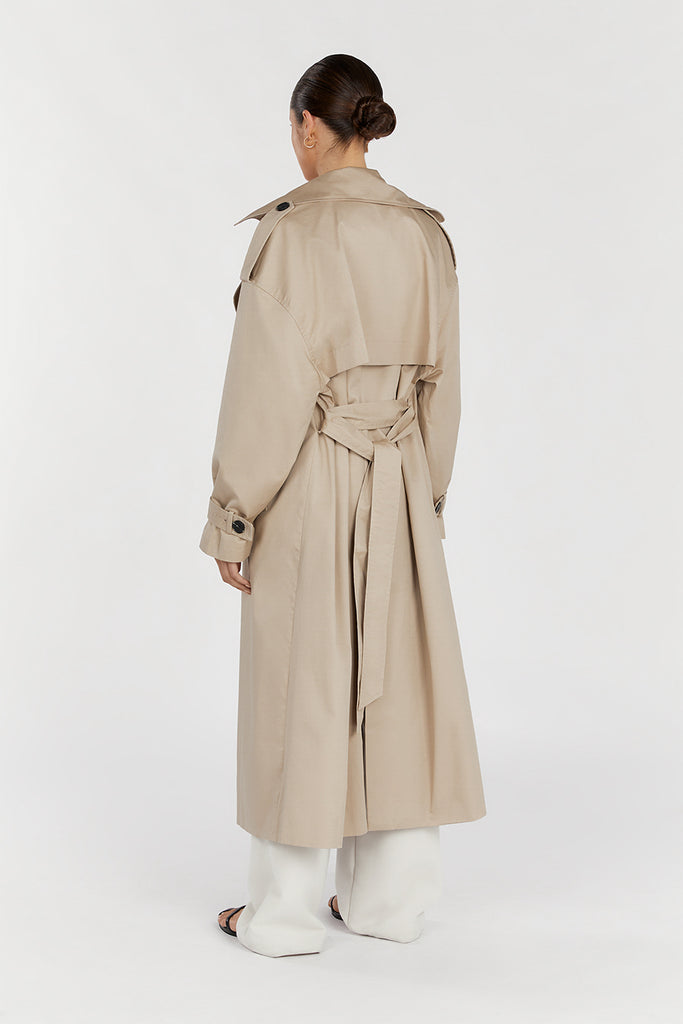 stein Oversized Contrast Trench Coat - トレンチコート