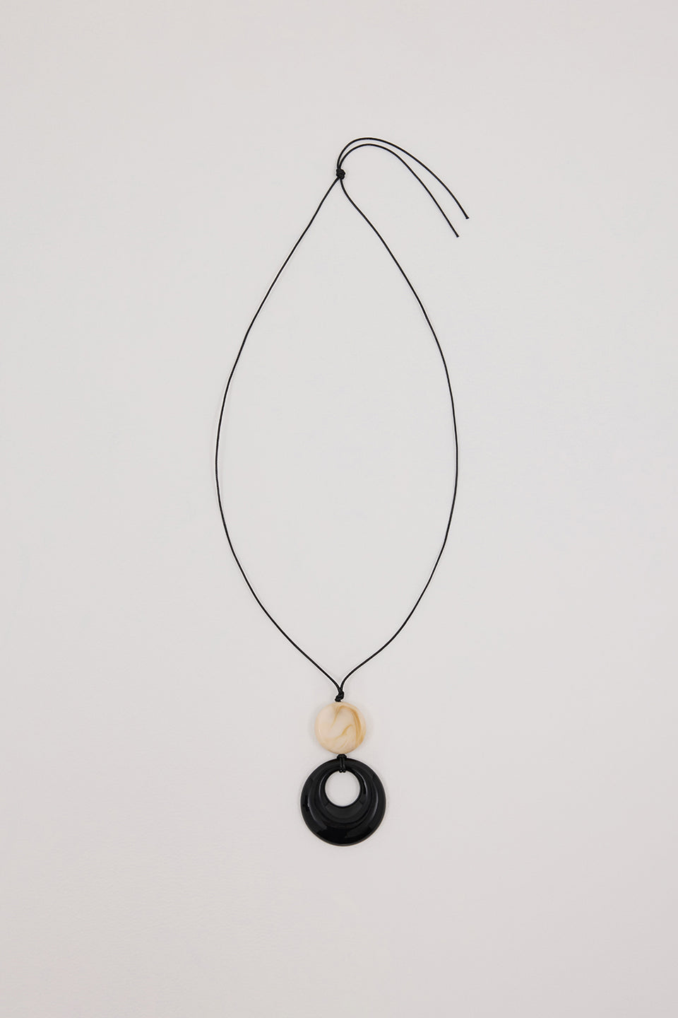 ANNA ROSSI ALBA BLACK NECKLACE