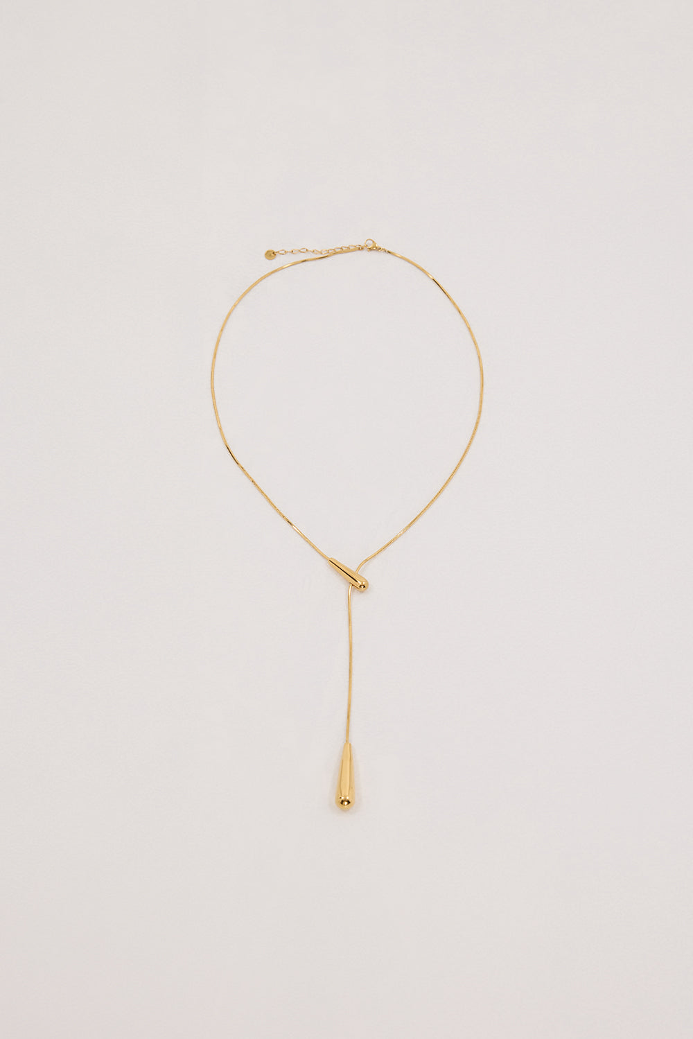 ANNA ROSSI GOLD DROP CHAIN NECKLACE