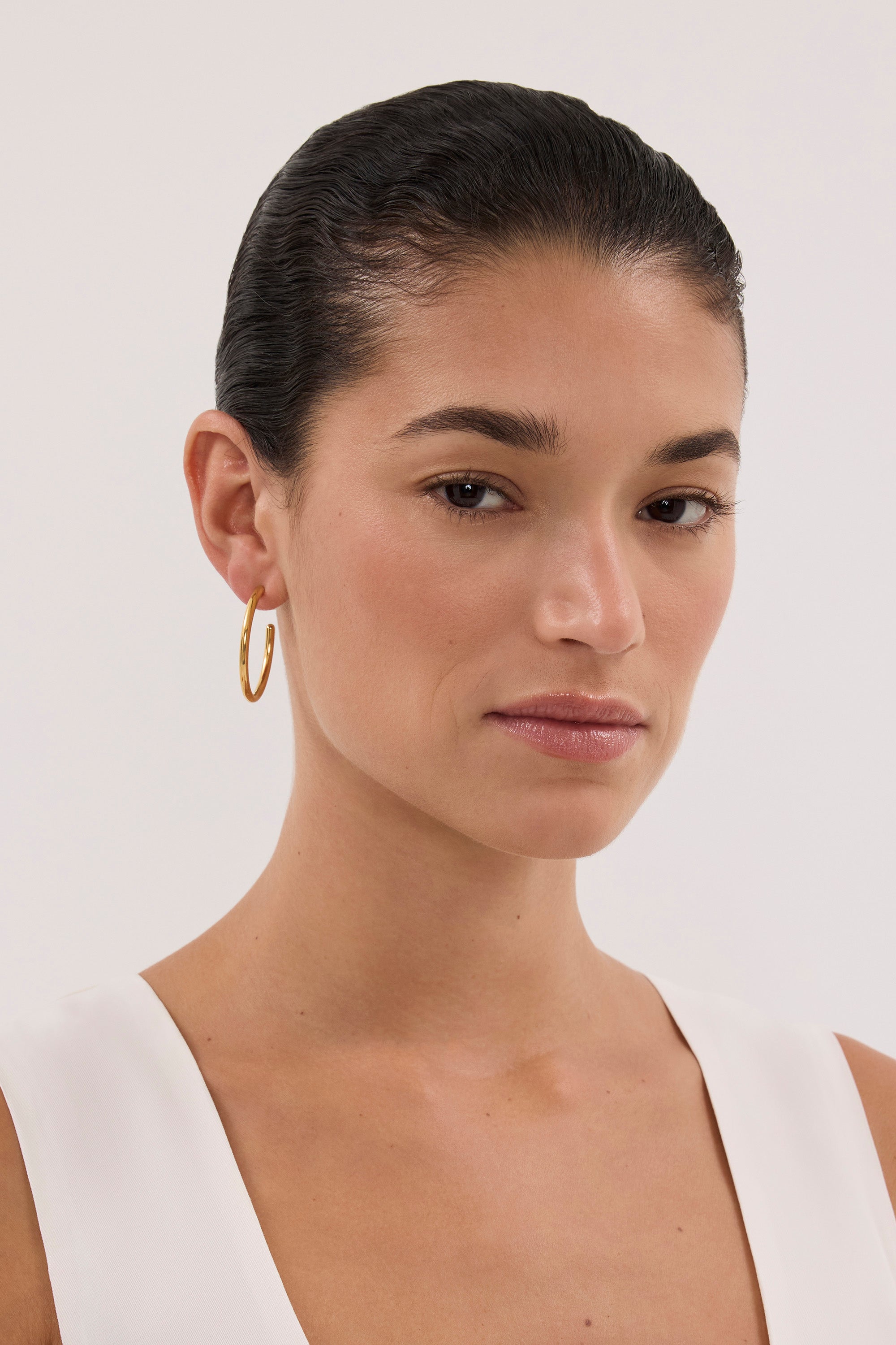 ANNA ROSSI EVERYDAY GOLD HOOP