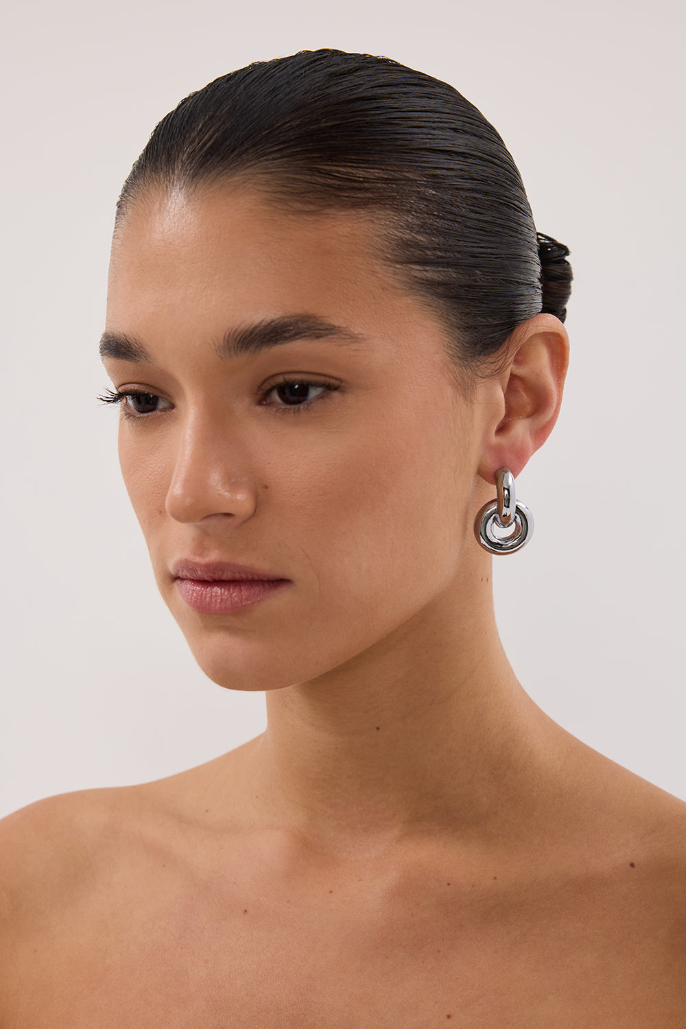 ANNA ROSSI THE LOOP HOOP SILVER