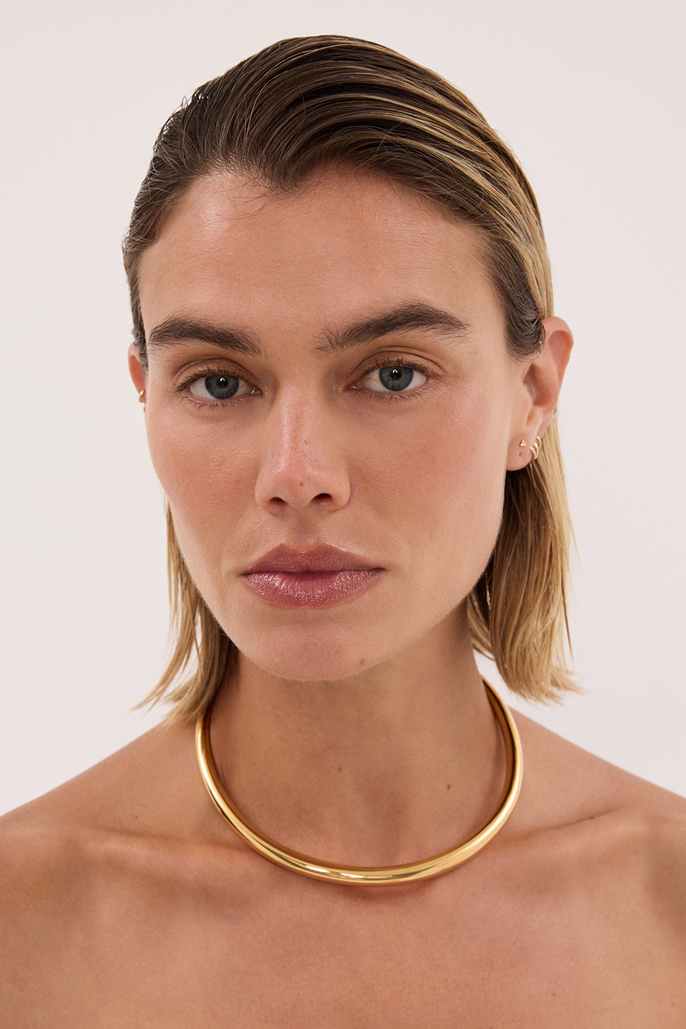 ANNA ROSSI SLIDE ON NECKLACE GOLD