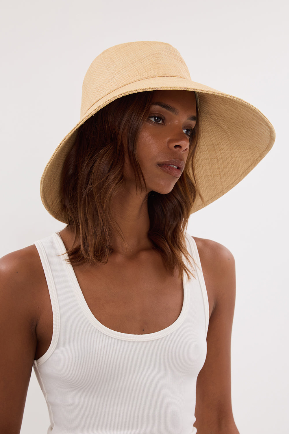 LACK OF COLOR THE COVE NATURAL HAT