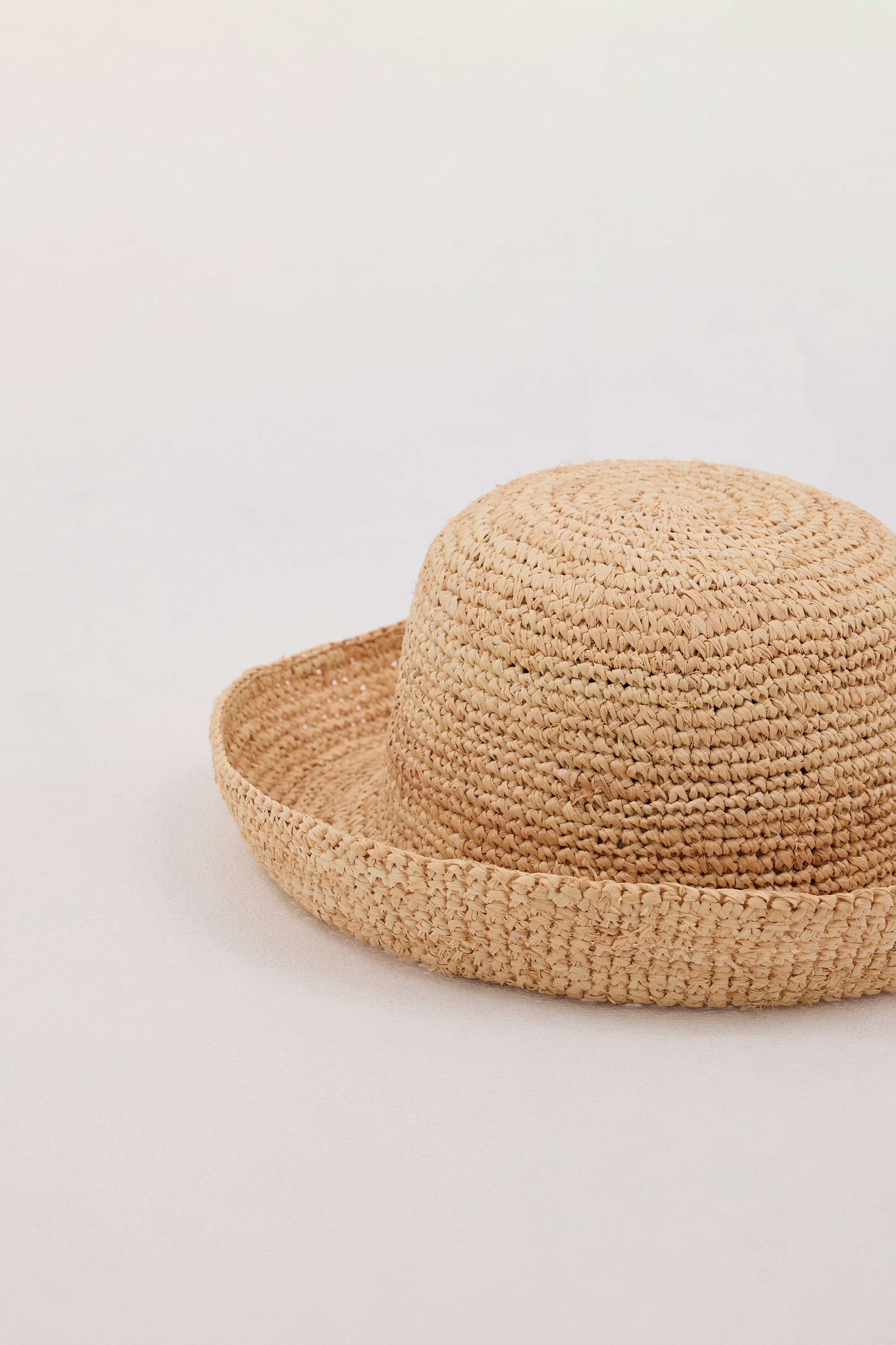 LACK OF COLOUR RAFFIA CRUISER HAT