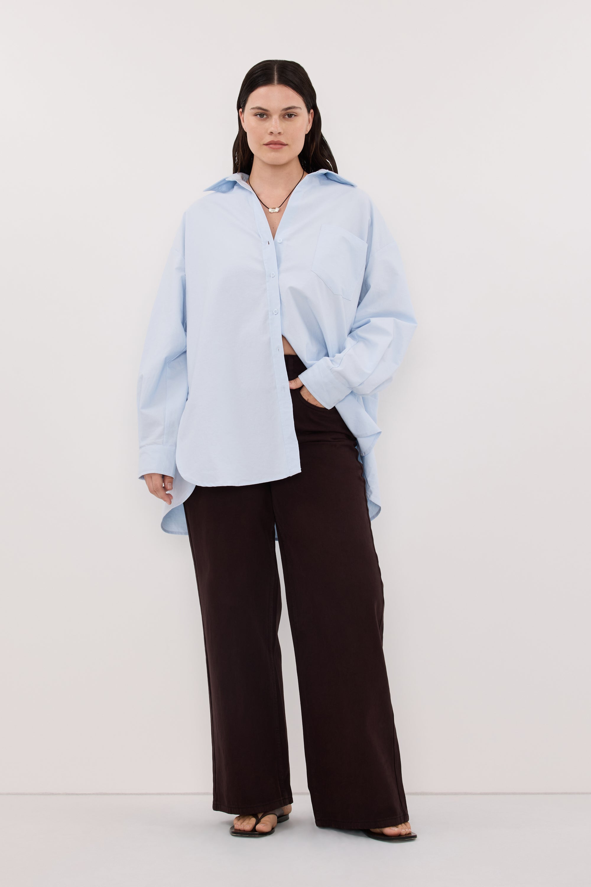REAGAN 2.0 BURNT CHOC SLOUCHY JEAN