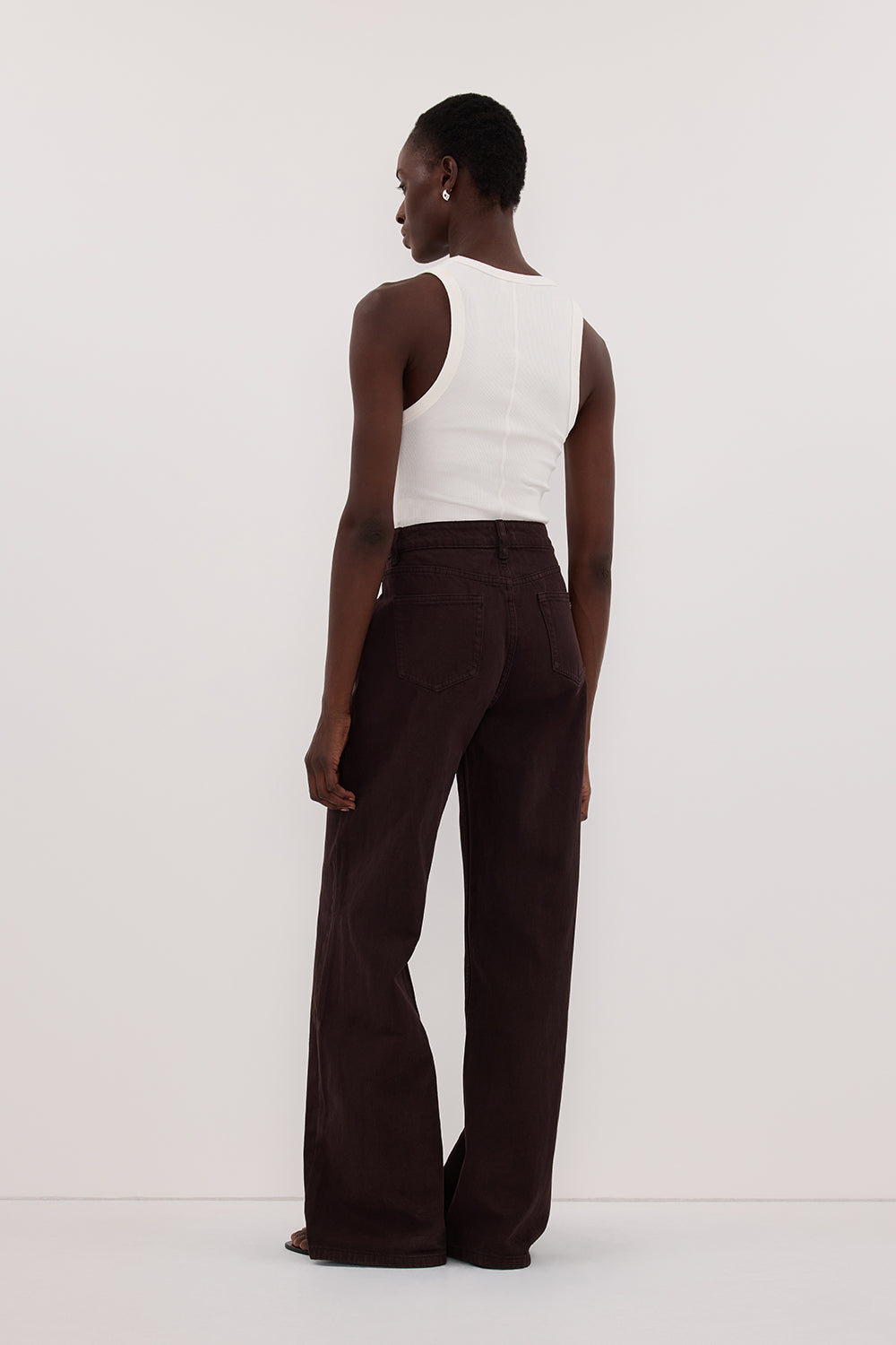 REAGAN 2.0 BURNT CHOC SLOUCHY JEAN