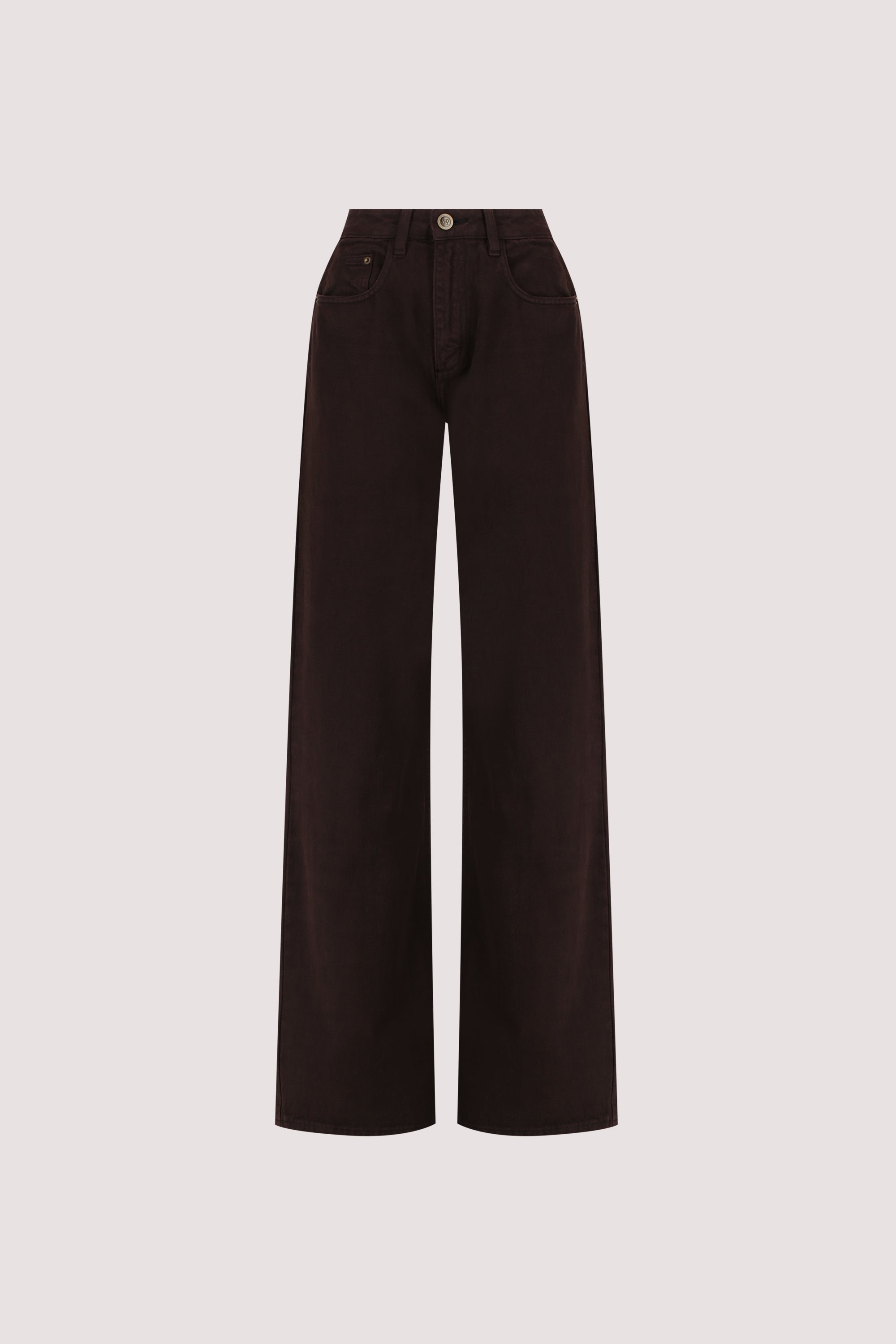REAGAN 2.0 BURNT CHOC TALL SLOUCHY JEAN – DISSH