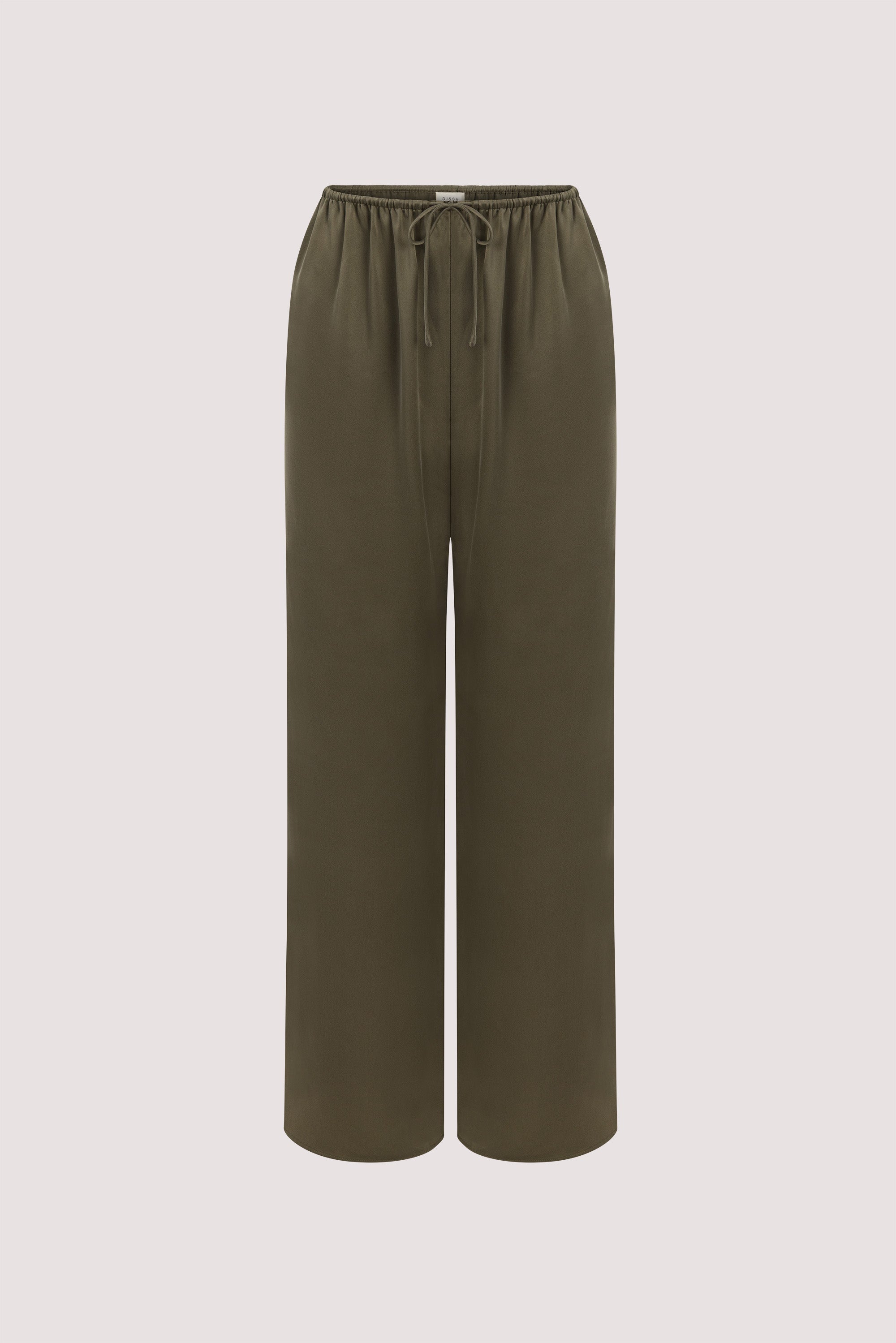 MICAH OLIVE SILK PANT