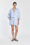 RHEA BLUE COTTON SHIRT