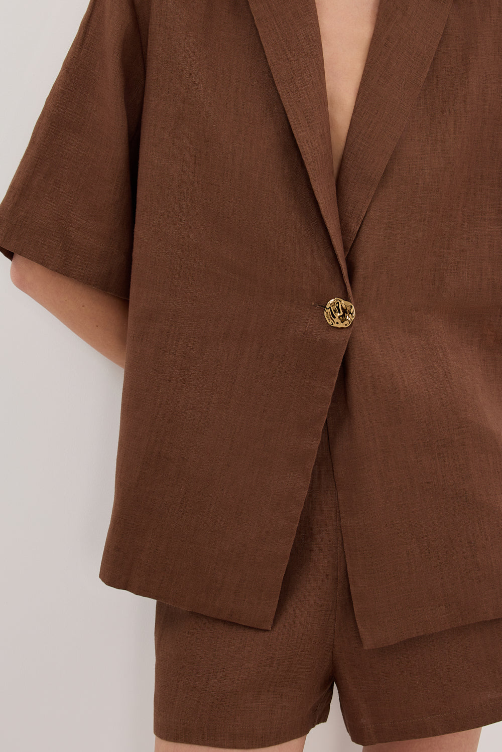 NALA FONDANT LINEN RESORT SHIRT