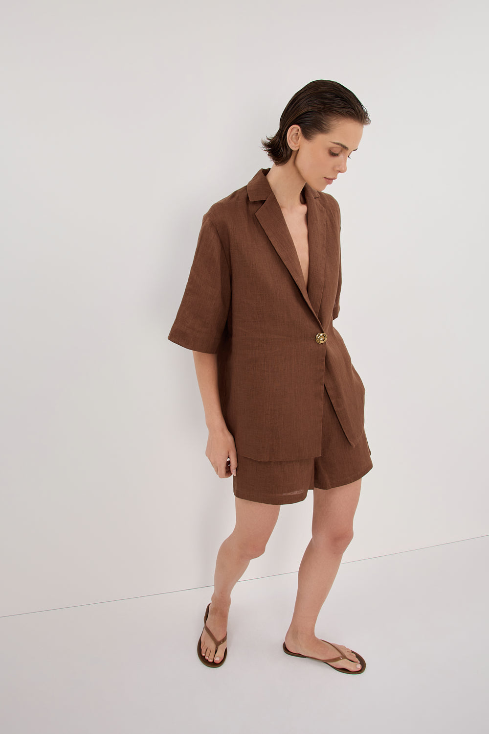 NALA FONDANT LINEN RESORT SHIRT