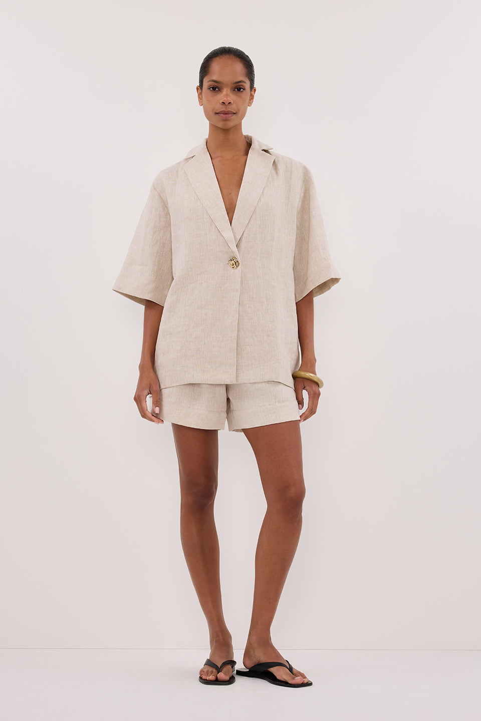NALA NATURAL LINEN RESORT SHIRT
