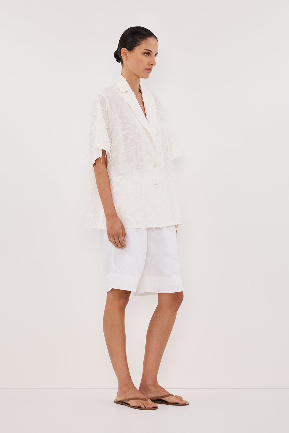 PALOMA WHITE COTTON SHIRT