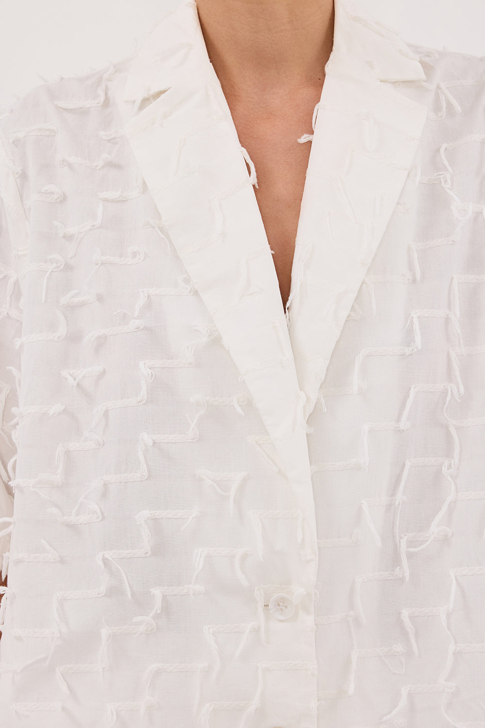 PALOMA WHITE COTTON SHIRT