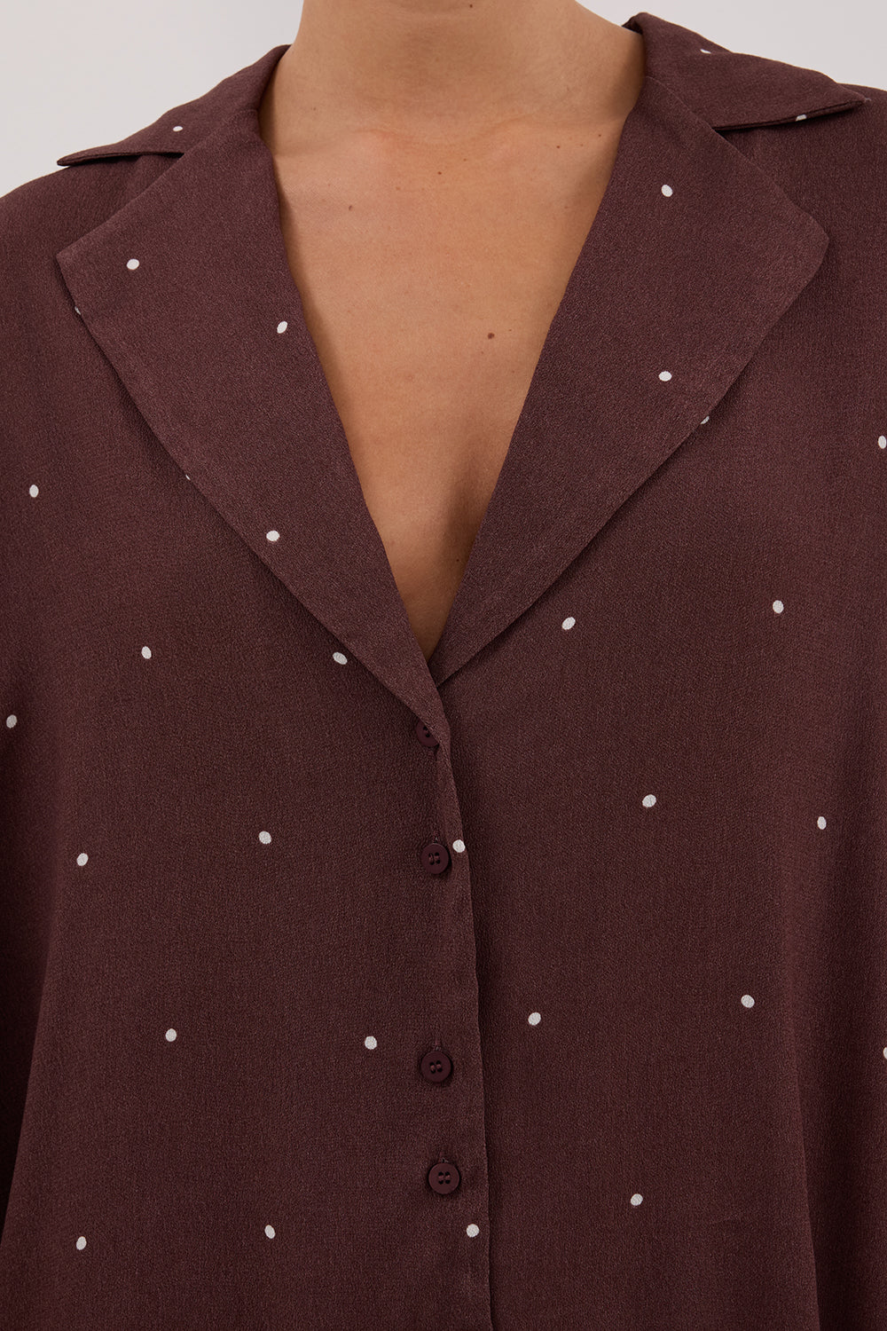 MELROSE WALNUT SHORT SLEEVE SHIRT