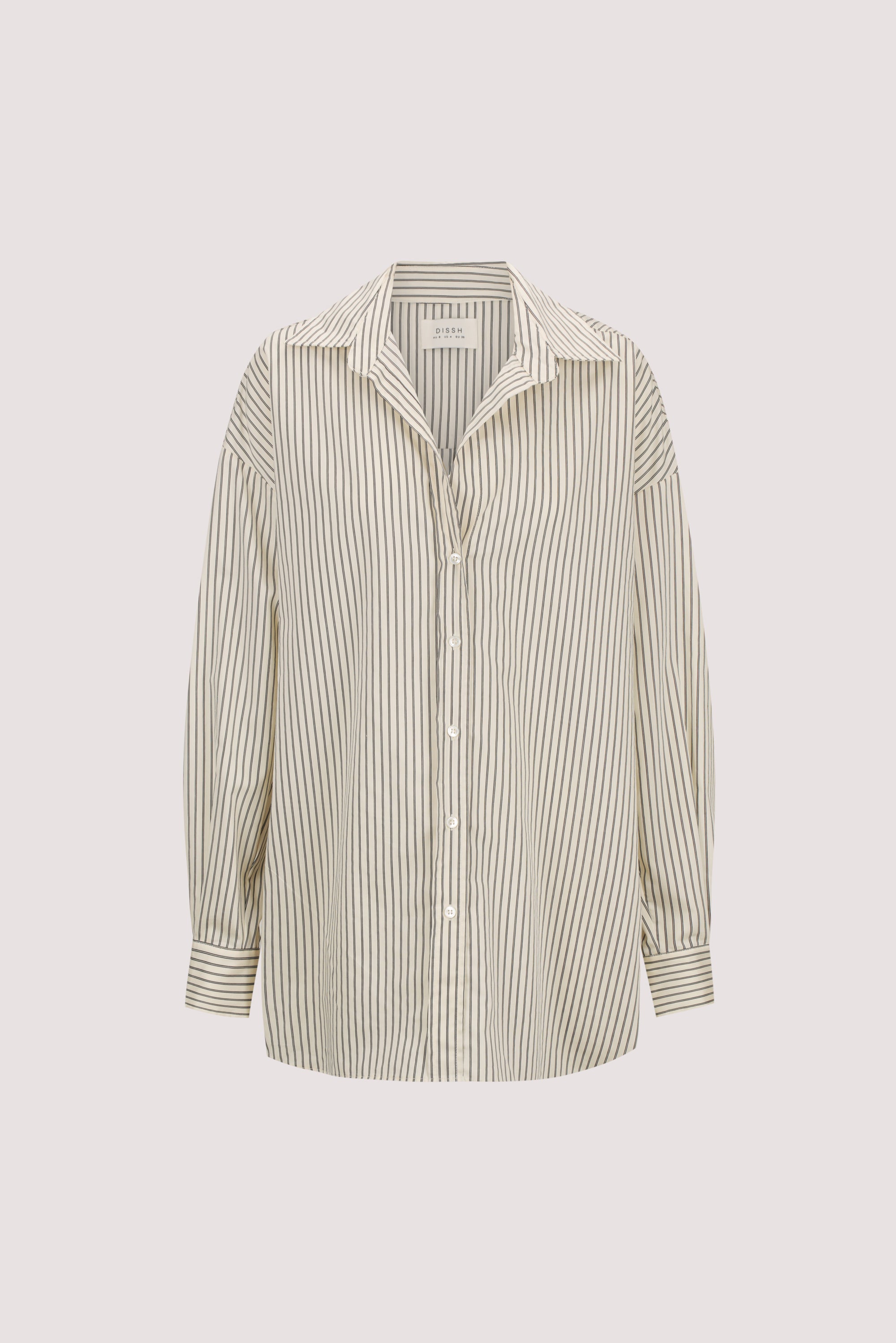 PALMA CREAM OVERSIZED SILK BLEND SHIRT