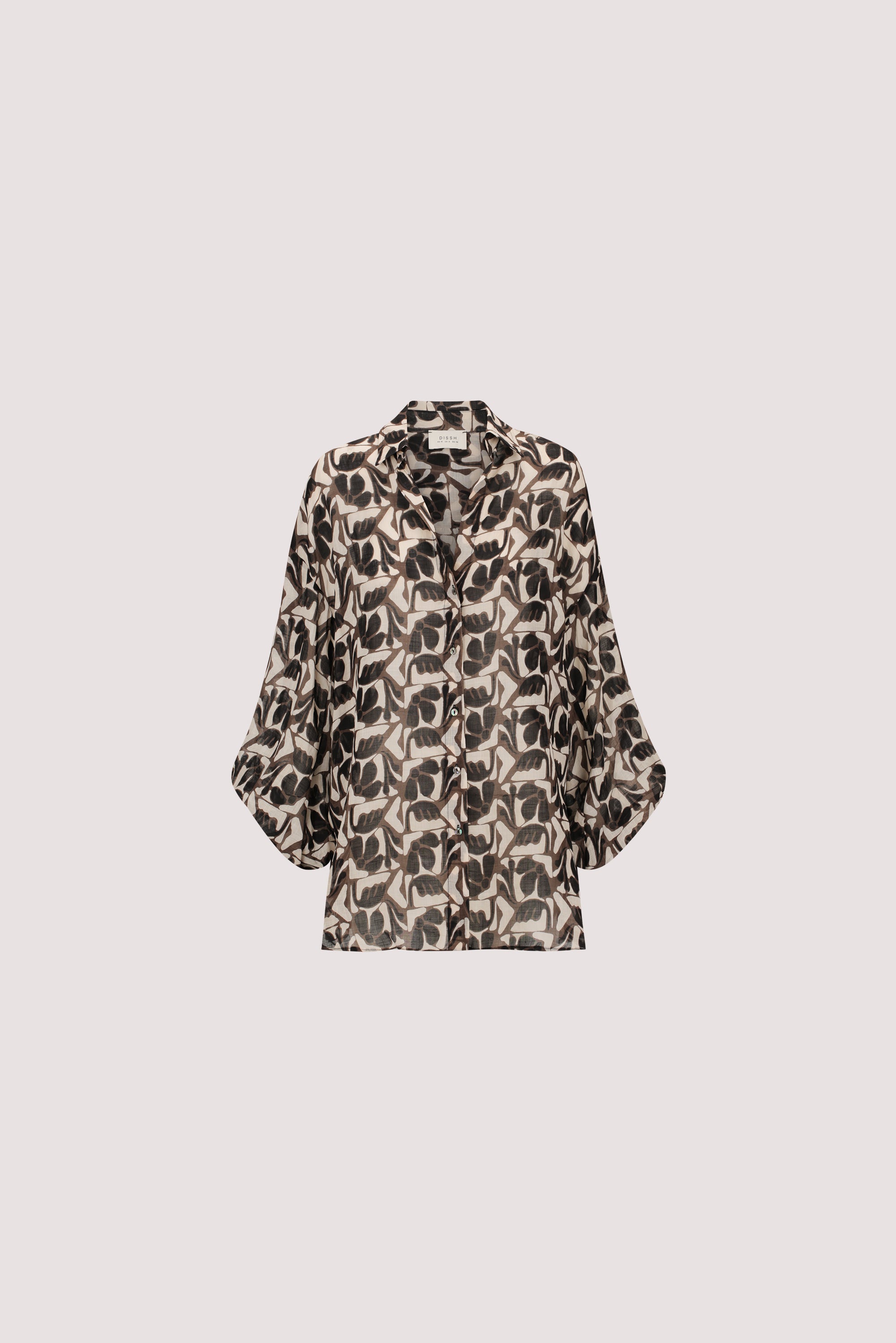 MAUI BITTER CHOC RAMIE LONG SLEEVE SHIRT