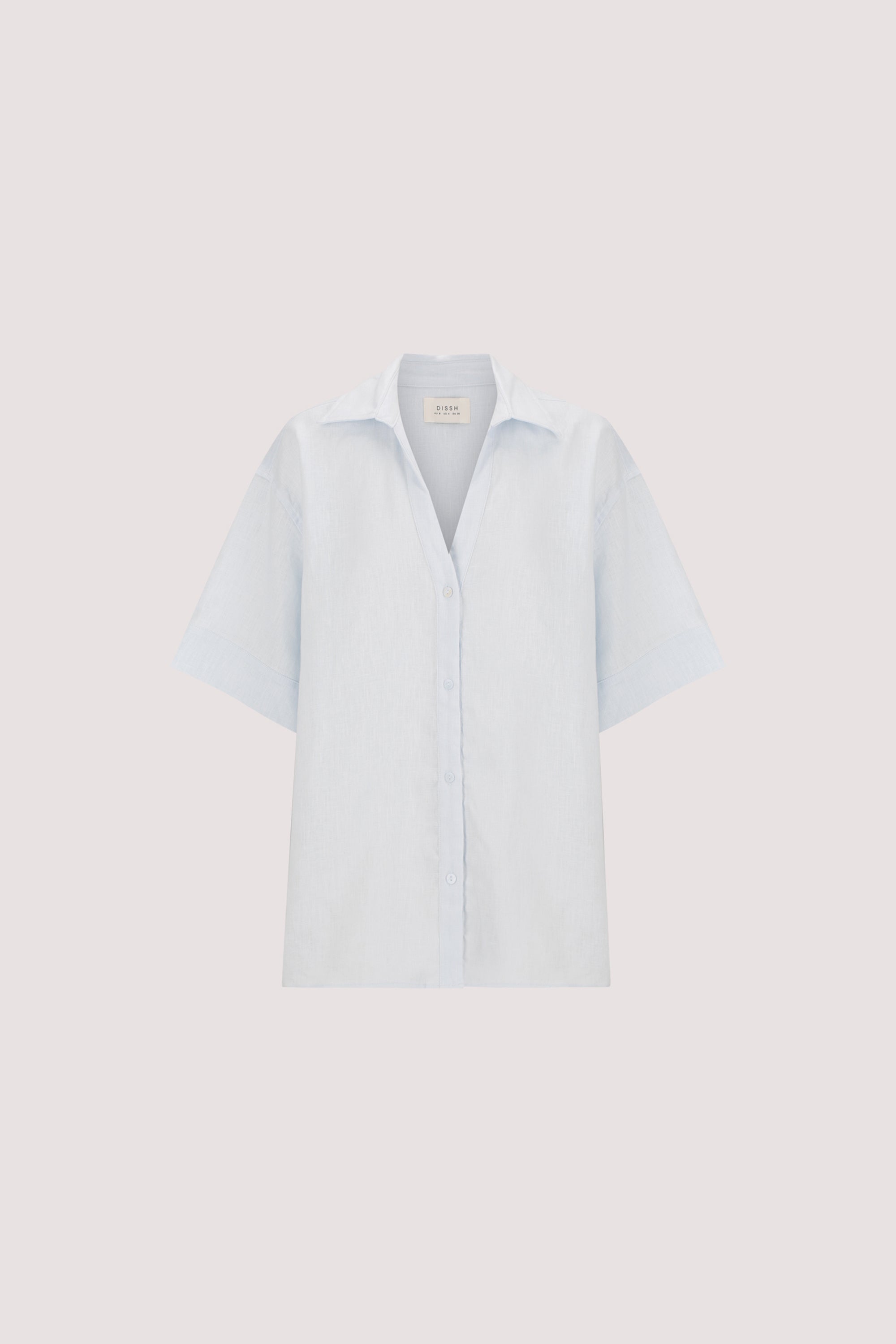 HELENA CORNFLOWER OVERSIZED LINEN SHIRT