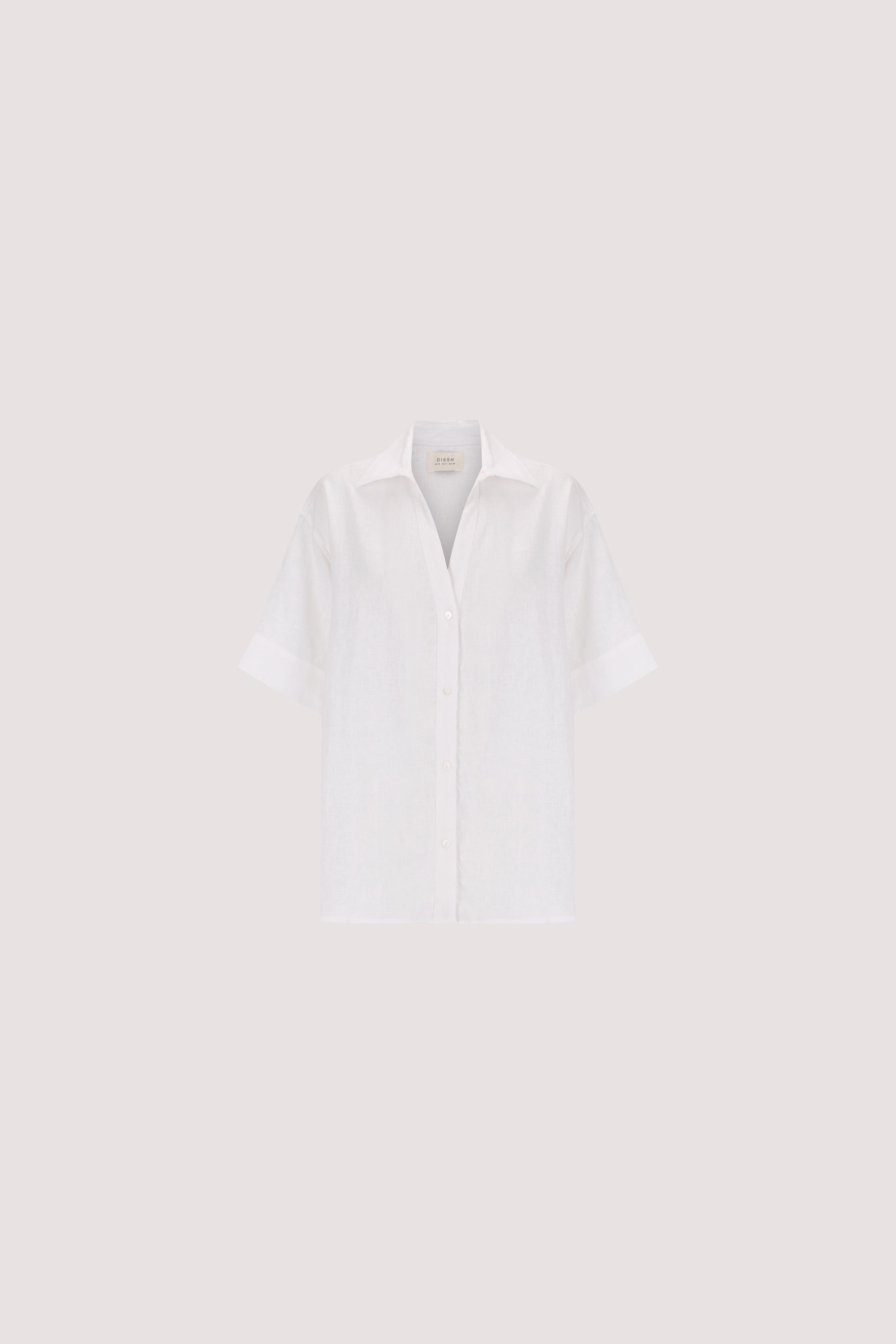 HELENA WHITE OVERSIZED LINEN SHIRT