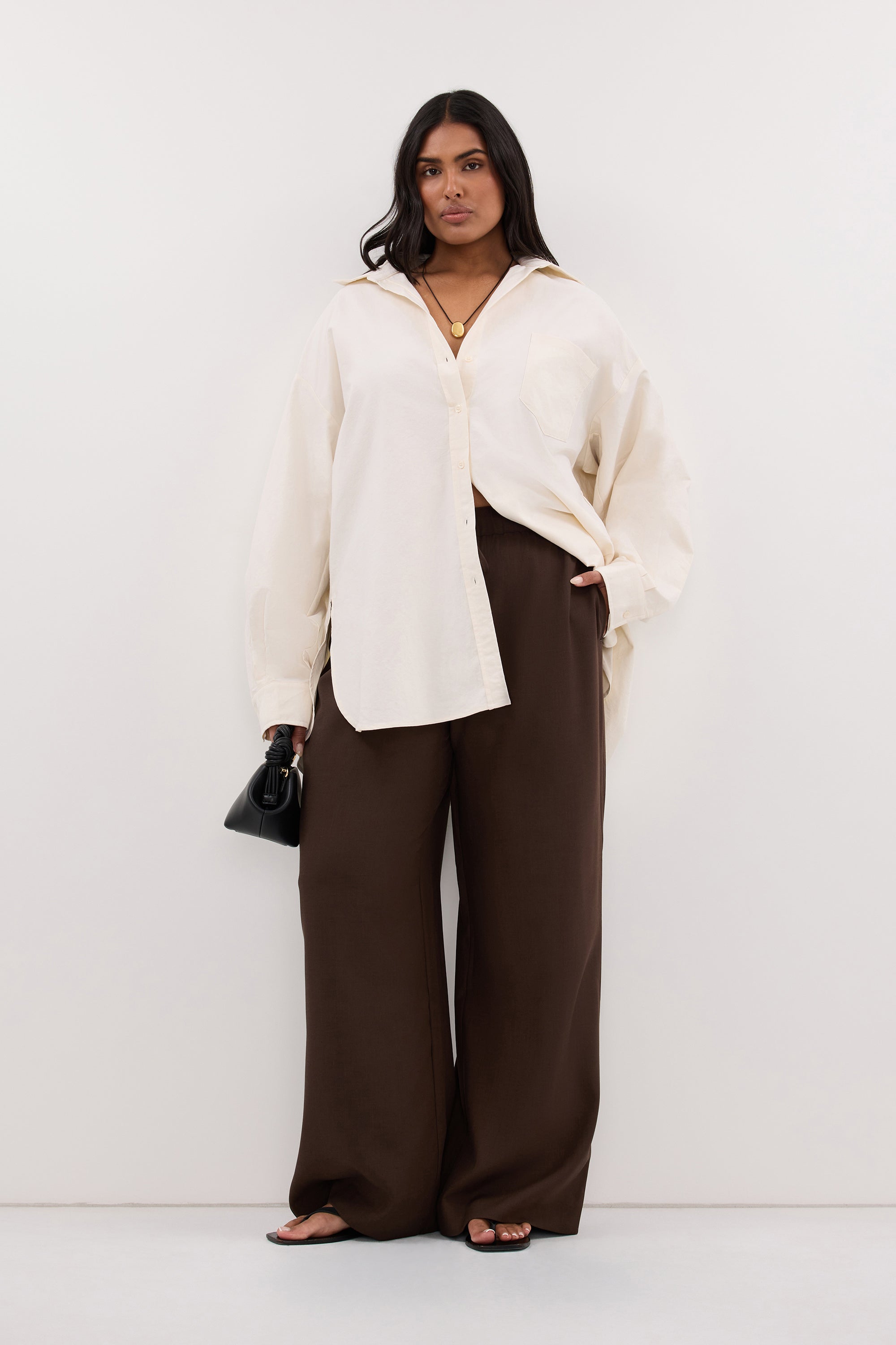 RHEA 2.0 CREAM COTTON SHIRT – DISSH