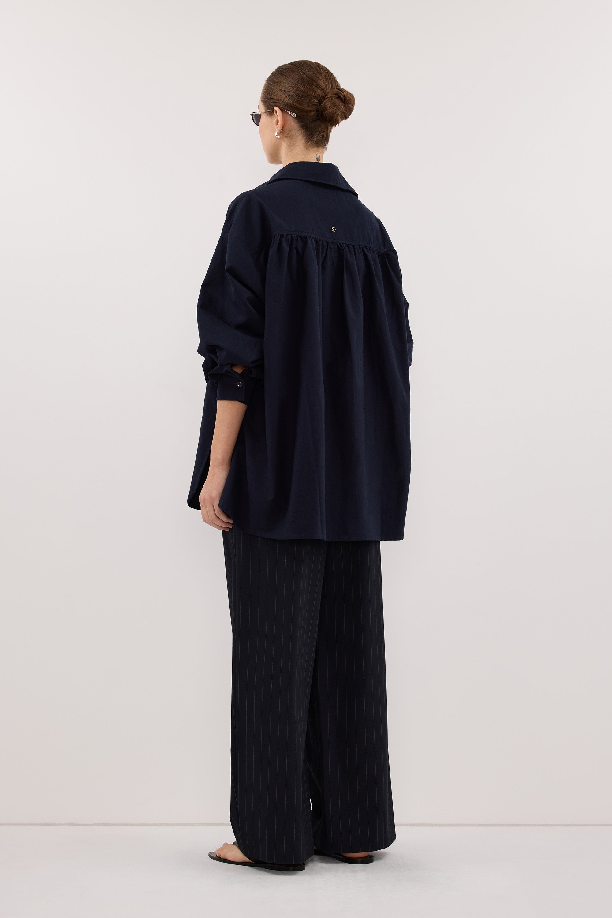 RHEA 2.0 INK OVERSIZED COTTON SHIRT