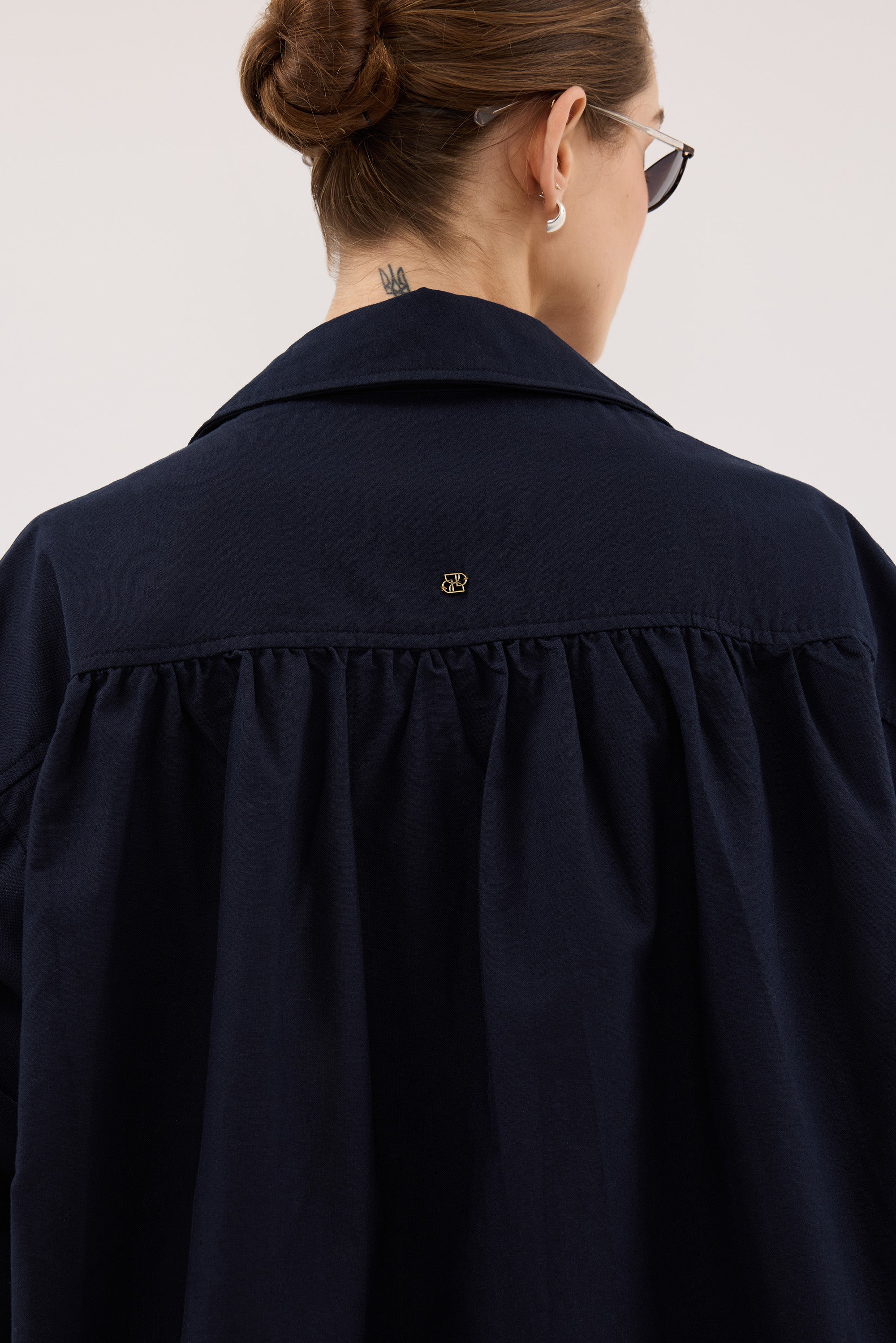 RHEA 2.0 INK OVERSIZED COTTON SHIRT