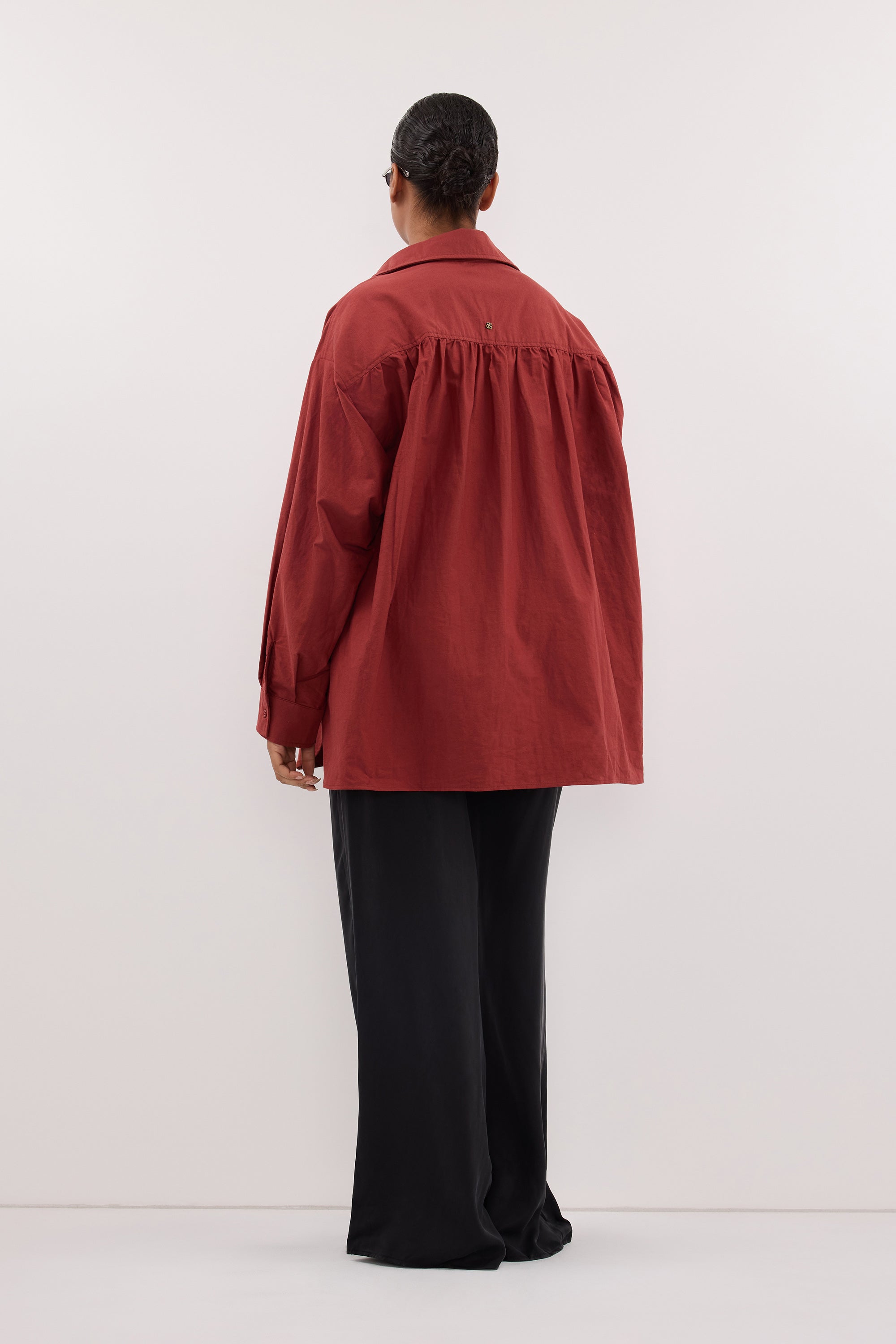 RHEA 2.0 SAHARA OVERSIZED COTTON SHIRT