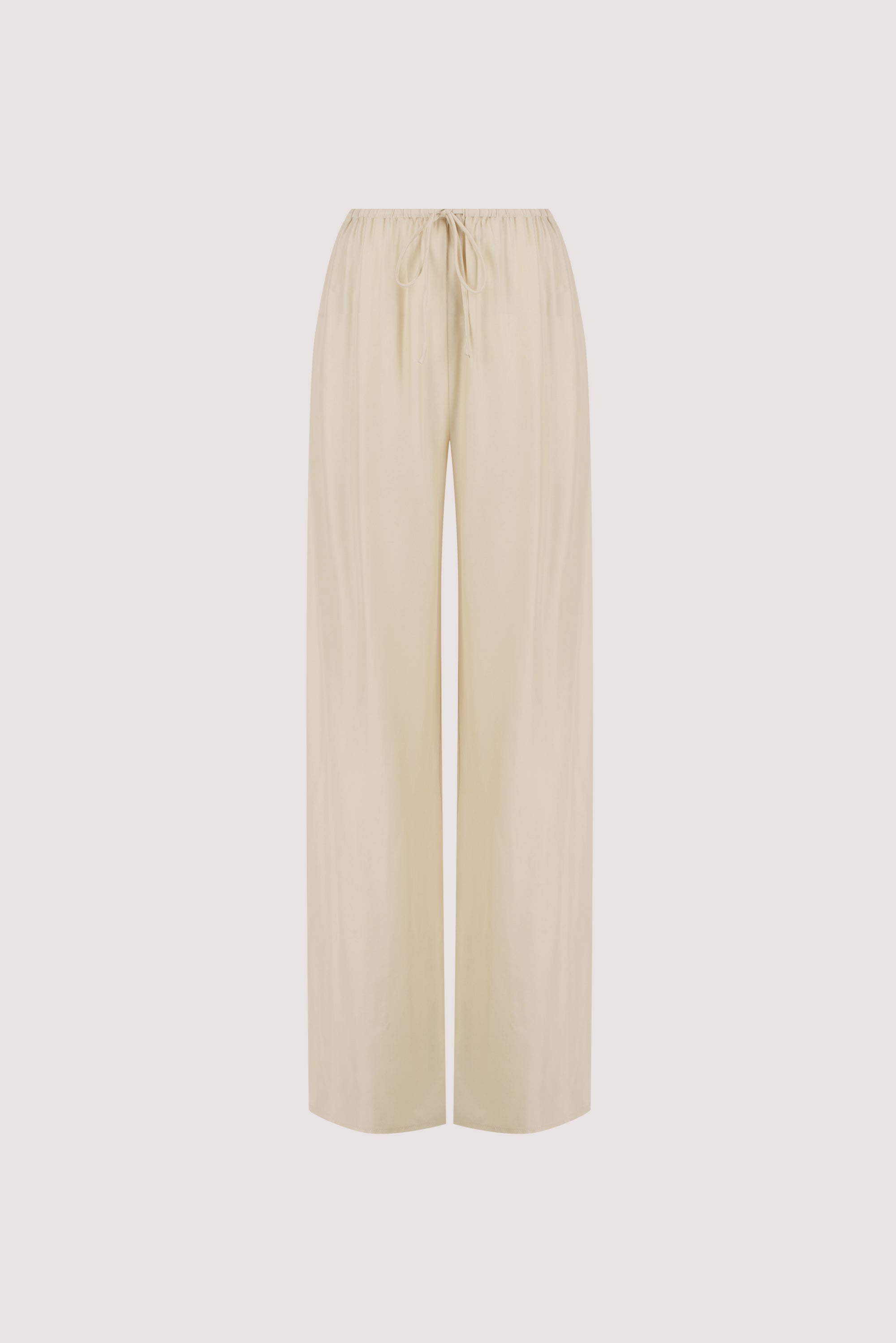 ADDIE STRAW CUPRO DRAWSTRING PANT