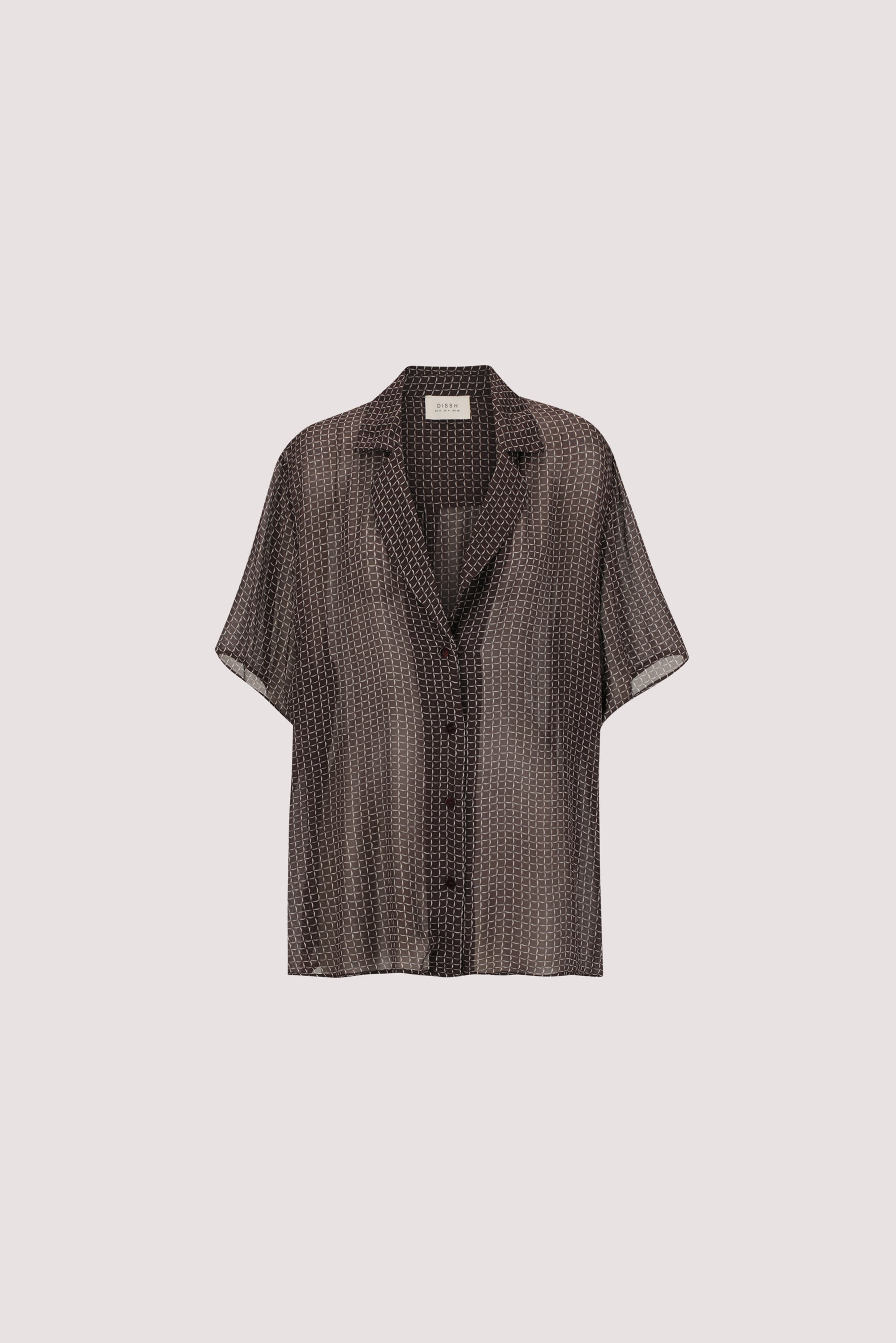 TIA CHOC MICRO CHECK SHIRT