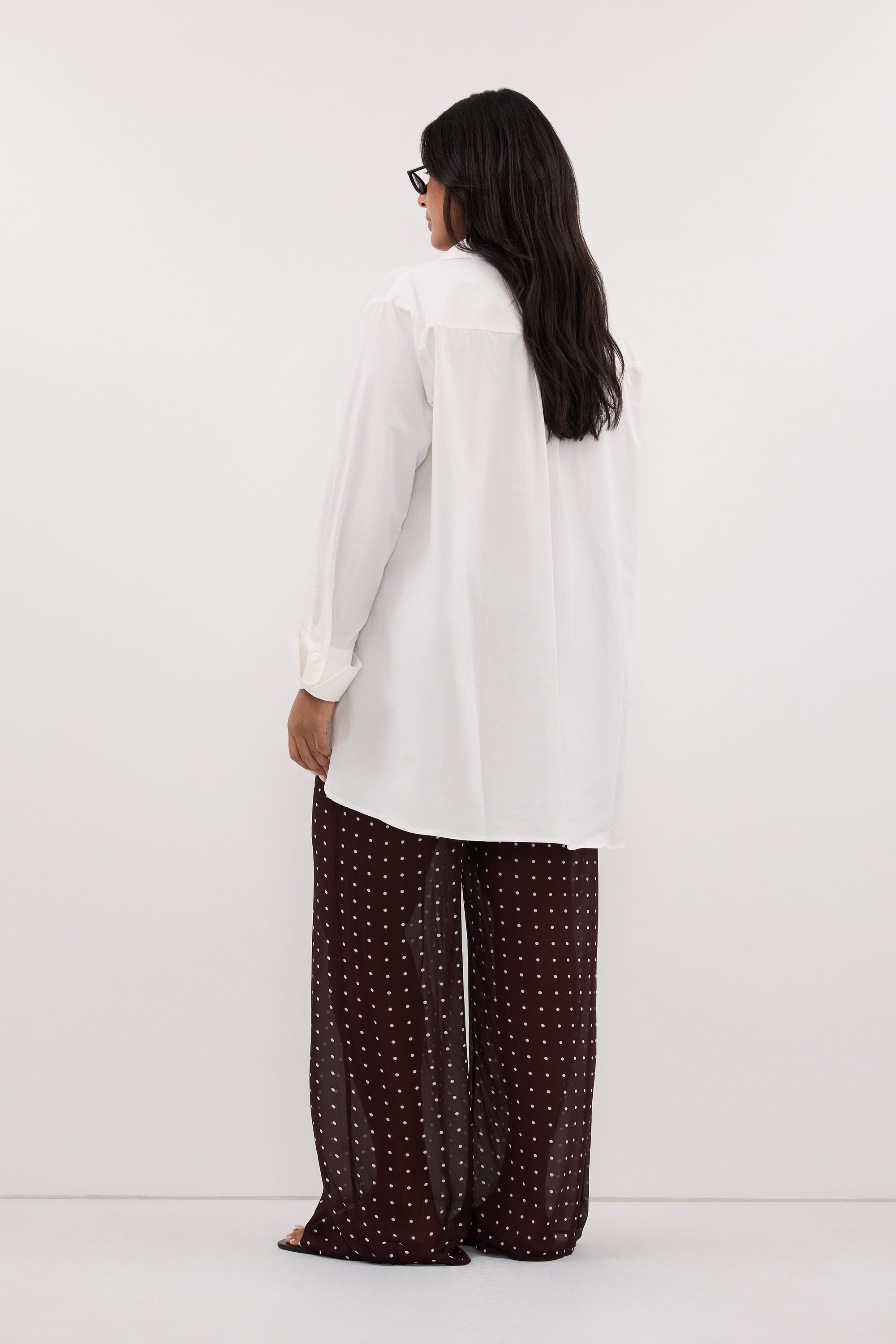 RAE WHITE LIGHT WEIGHT COTTON SHIRT